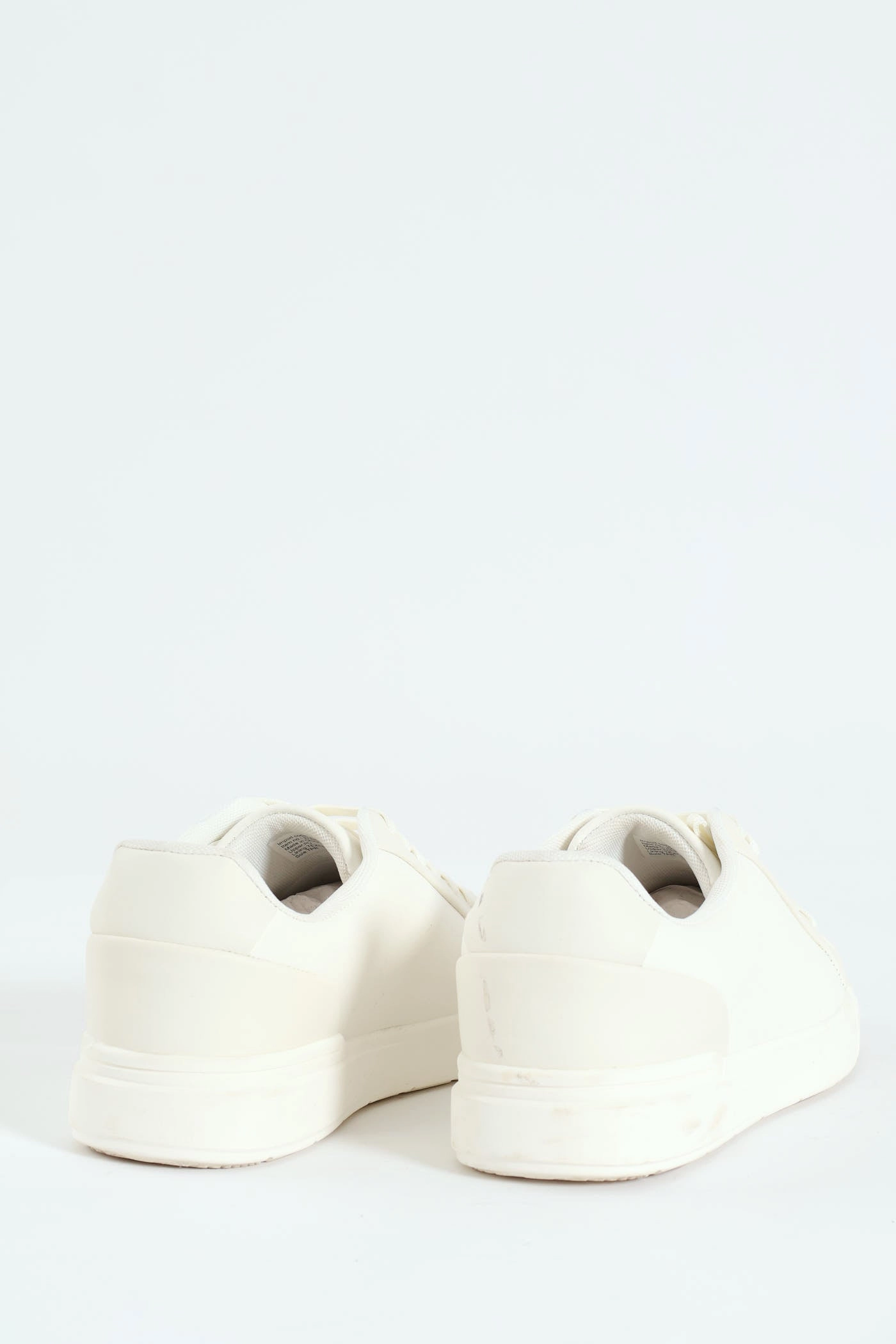 1-Up Plain Lace Up Sneaker - White No Hassle Flat Wear