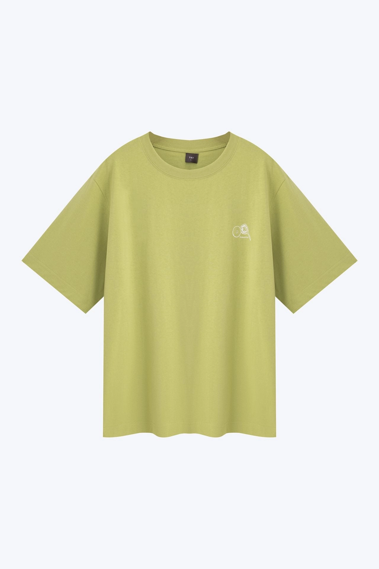 (A) Jersey ??Bagels Are Life?? Graphic Tee - Matcha [AT] Quick-Dry Sporty Design