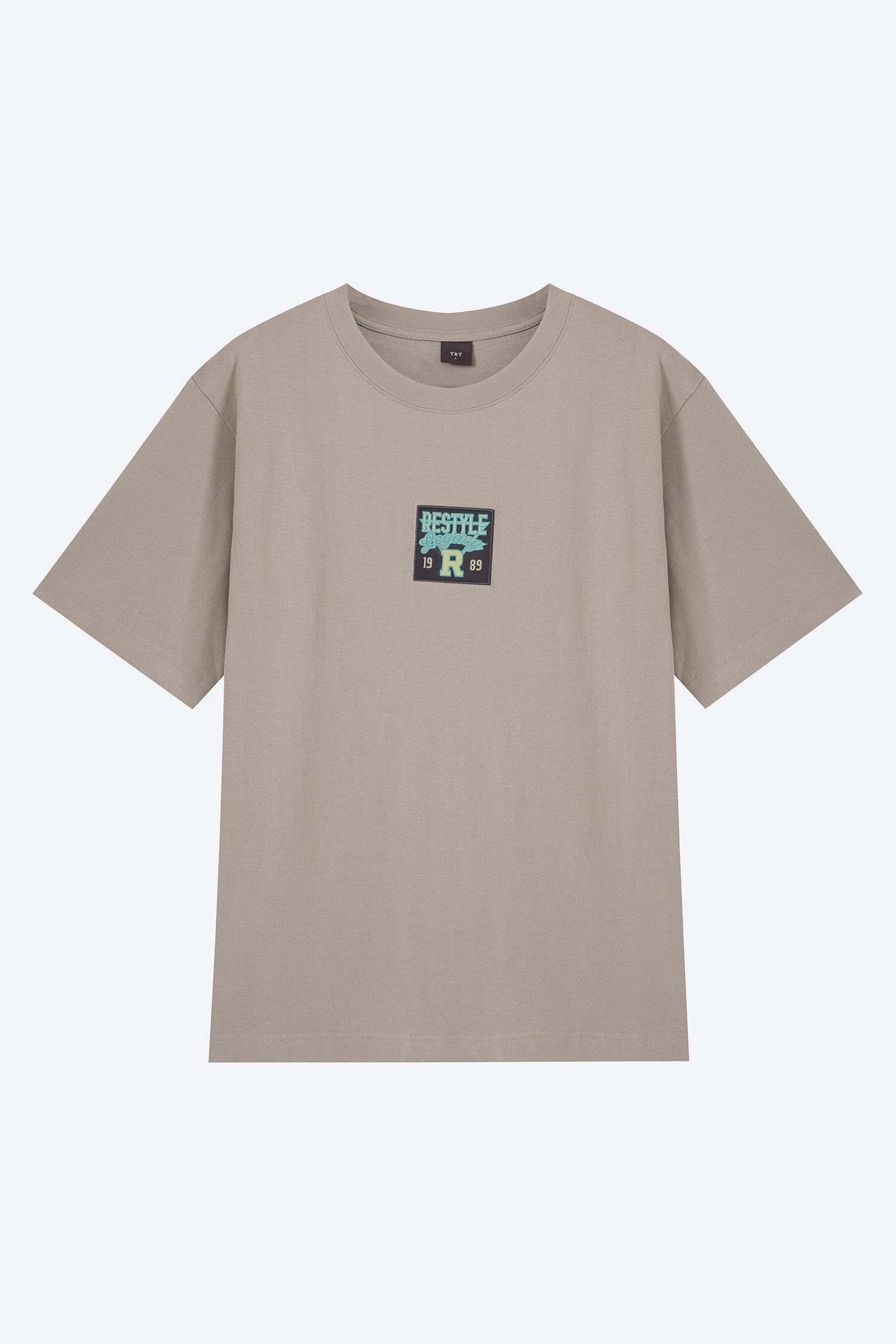 Sporty Top (A) Jersey 'Restyle Legacy' Patch Tee - Sage
