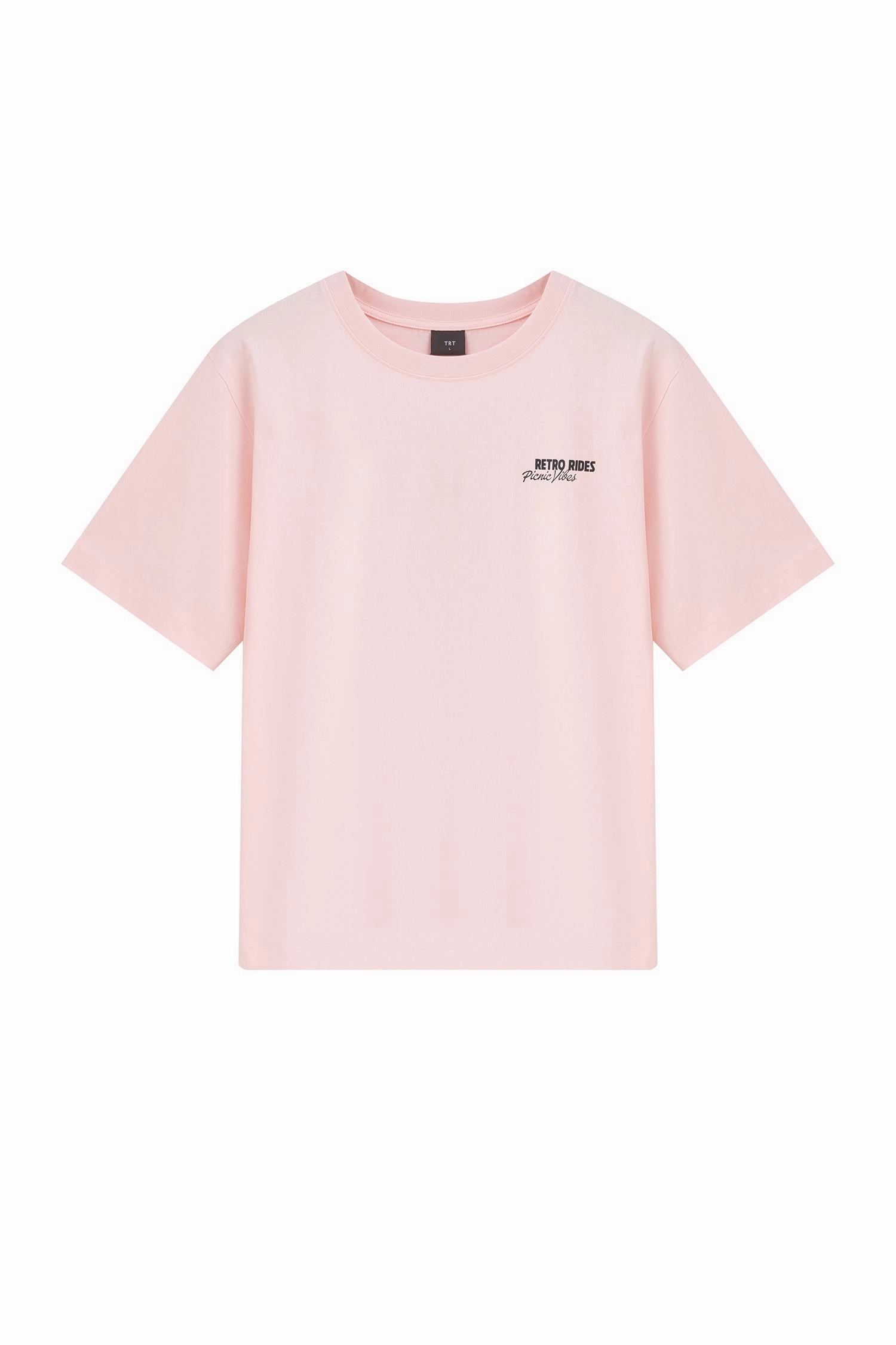 Circular Knit Technique (A) Jersey "Picnic Vibes" Graphic Tee - Blush