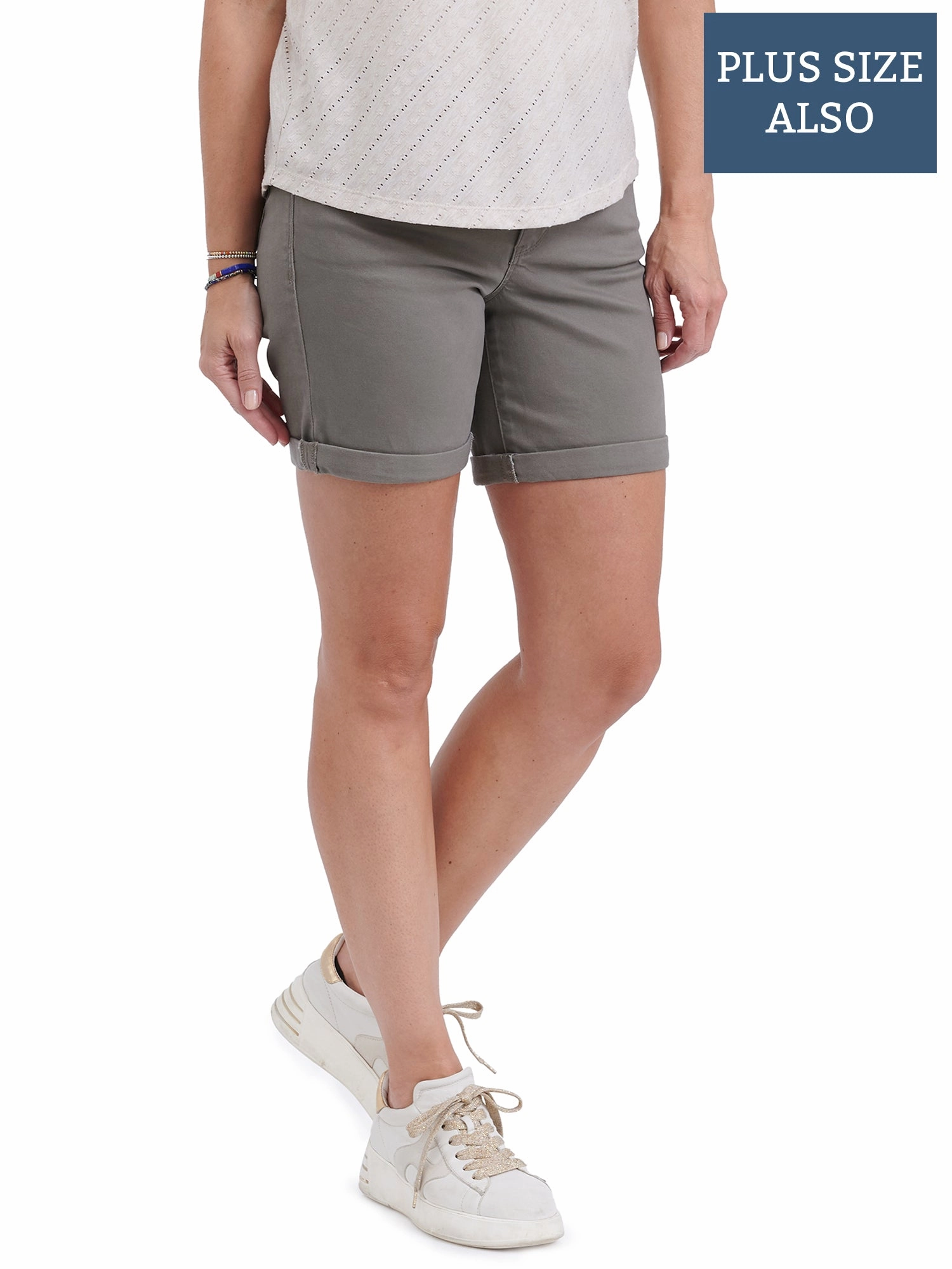 Relaxed Movement Anti Pilling Surface "Ab"solution? 7" Inseam Plus Colored Twill Shorts