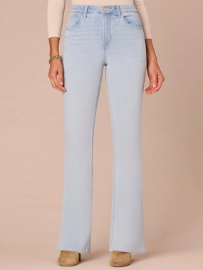 Vintage Lover Smooth Bold "Ab"solution High Rise Out There Flare Jeans with Whiskering Detail