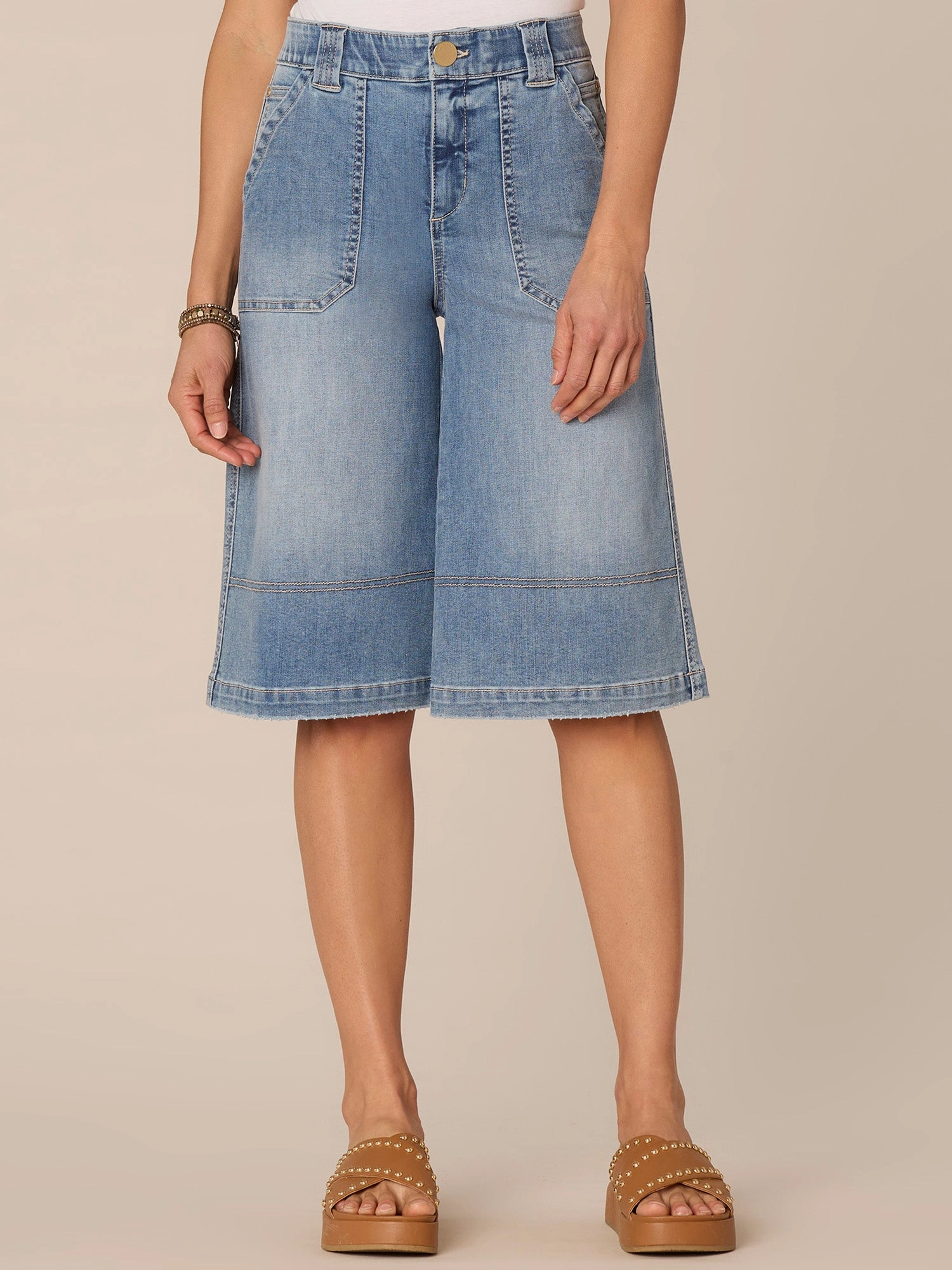 Professional Wear Urban Explorer Outdoor Adventure Stylish Family Style "Ab"solution? High Rise Porkchop Pocket Relaxed Bermuda Shorts