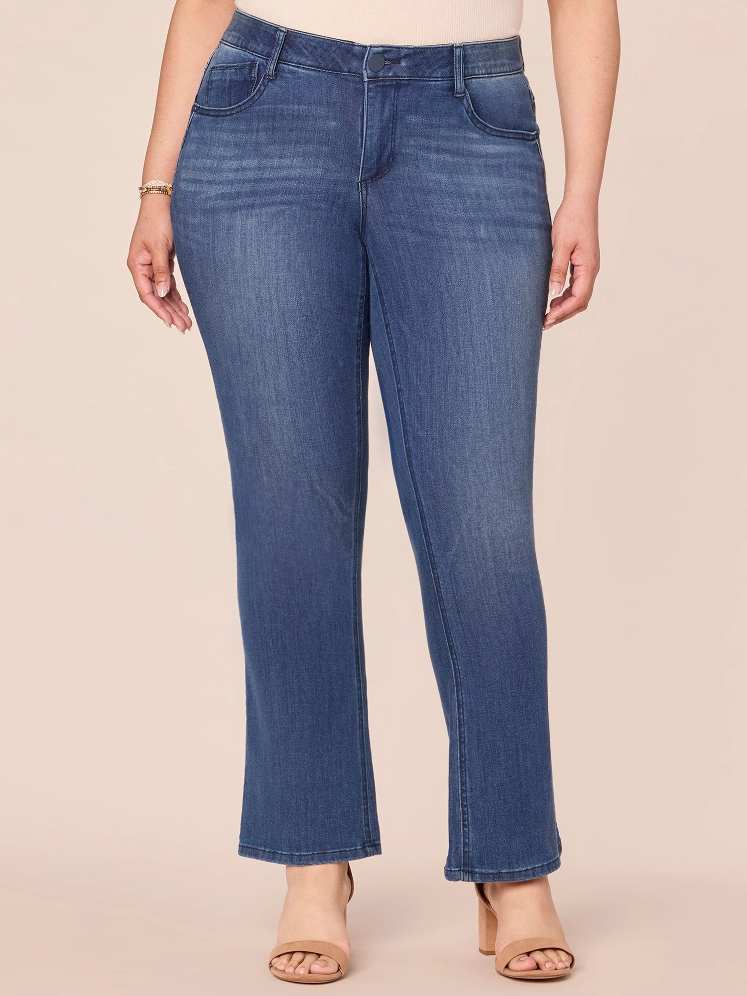 "Ab"solution? Itty Bitty Bootcut Plus Jeans Classic Vibe