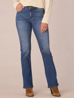 "Ab"solution Mid-Rise Itty Bitty Boot Jeans Active Ready