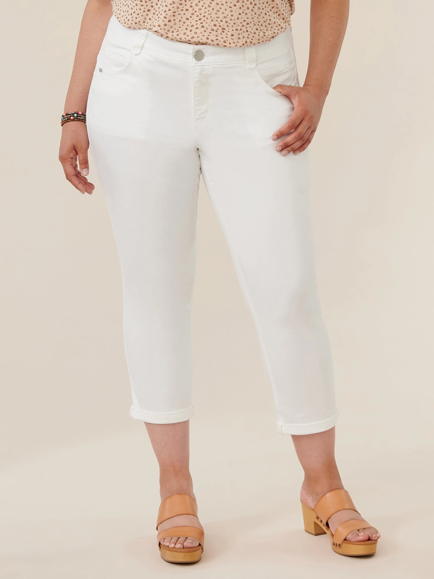 Outdoor Adventure Earthy "Ab"solution? Optic White Plus Ankle Skimmer