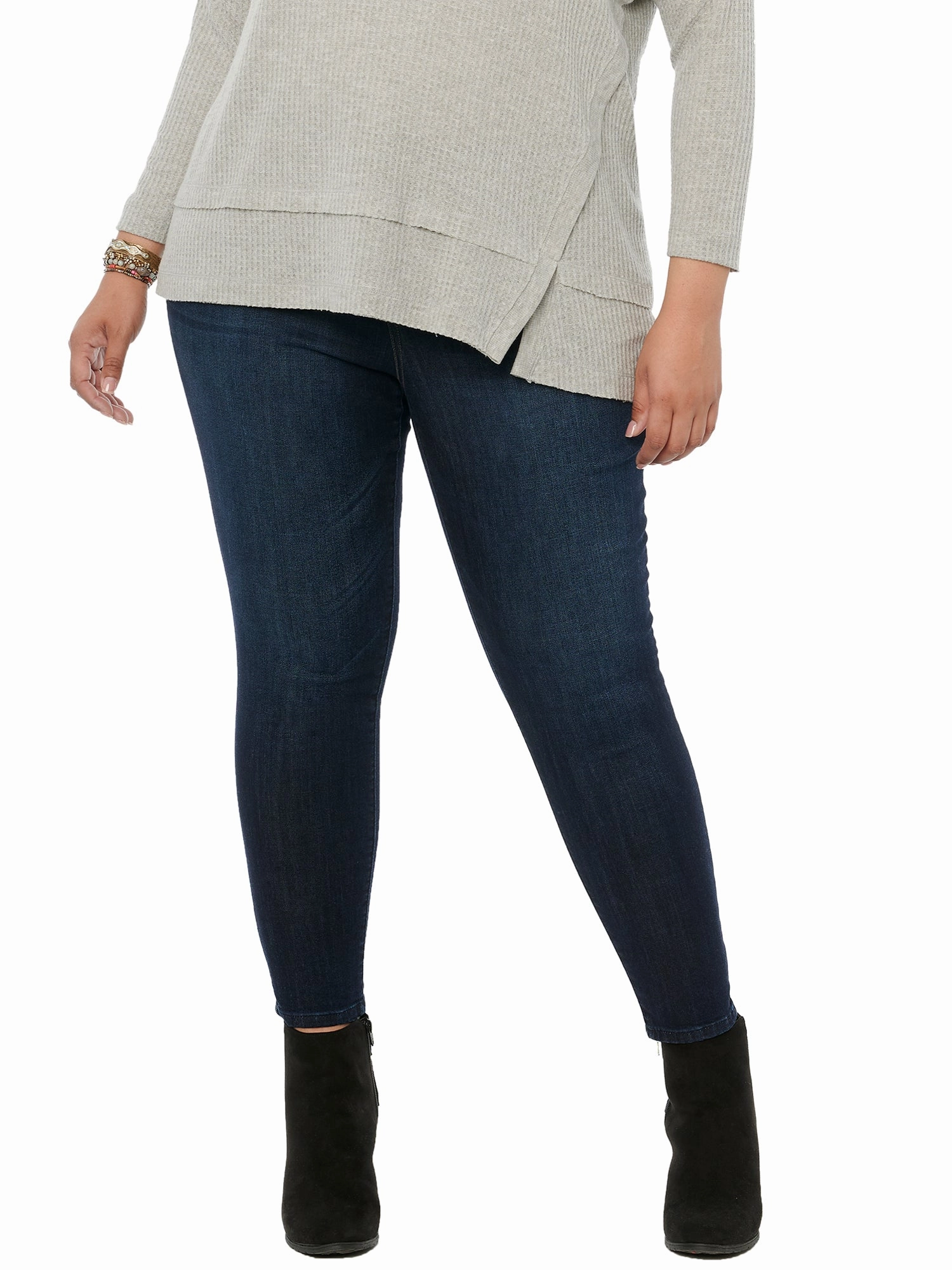 Road Trip Affordable "Ab"solution? Premium Modern High Rise Ankle Length Skinny Jeans