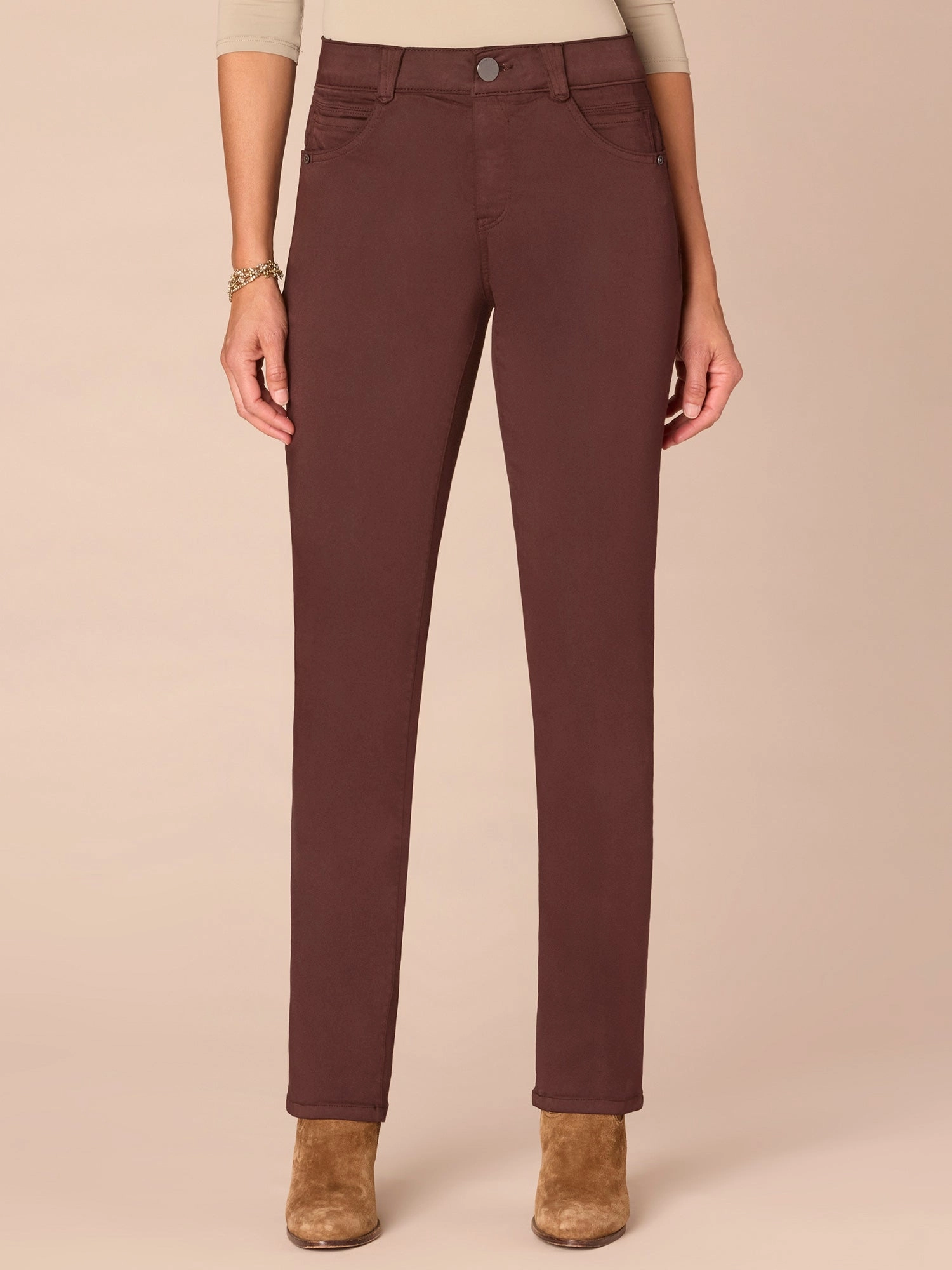 "Ab"solution? Straight Leg Colored Jeans Morning Stroll Evening Stroll Trend Setter