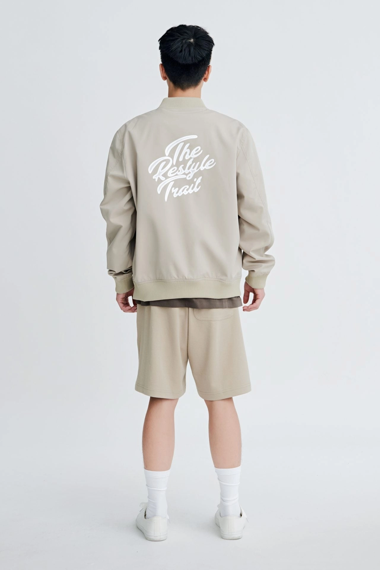 Simple Comfort "Restyle Trait" Signature Casual Bomber Jacket [AT]