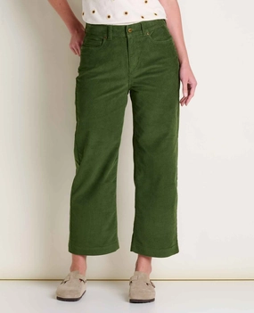 Non Restrictive Cut Coaster Cord Wide Leg Pant
