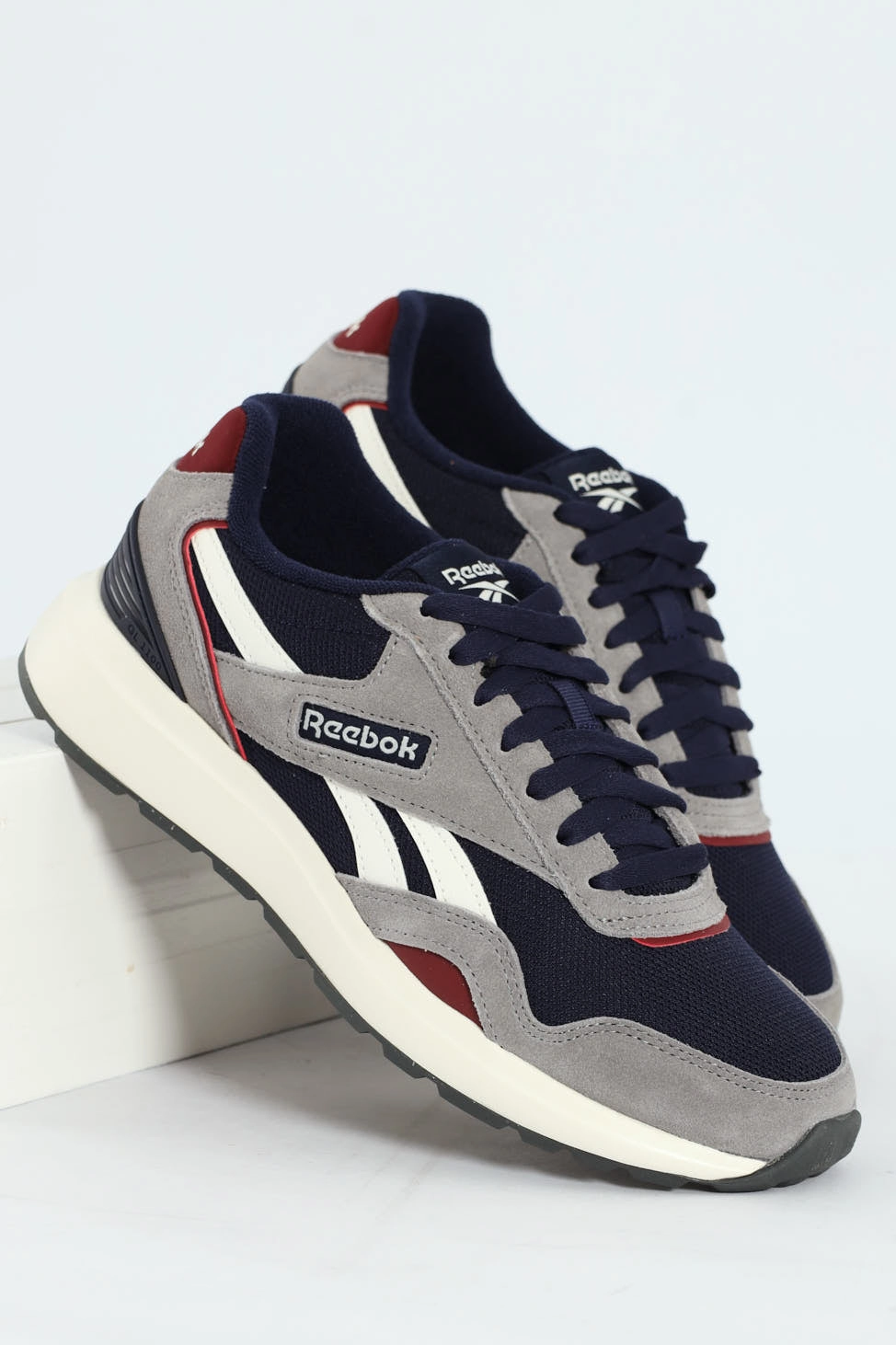 Memory Foam Ankle Support GL1100 Sneaker - Navy/Grey