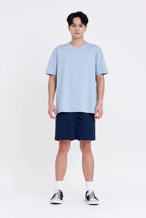 (A) Classic Regular-Fit V-Neck Tee Outdoor Wear Sporty Cardigan