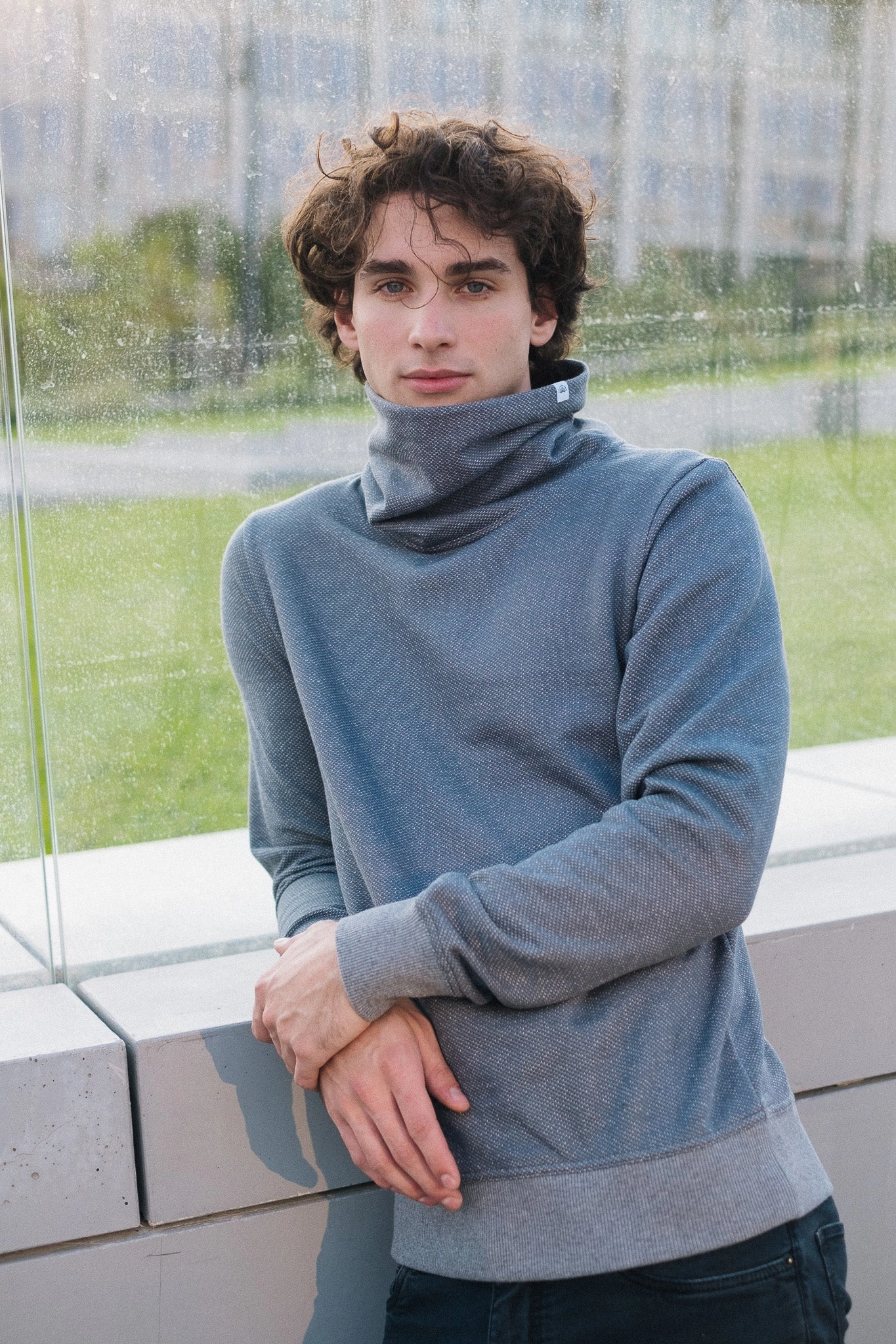 camping suitable Street Essential BICOLOR FUNNELNECK / ASH