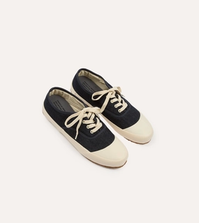 Drake's By Reproduction of Found Denim Military Trainer Breathable mesh upper animal - print running wear