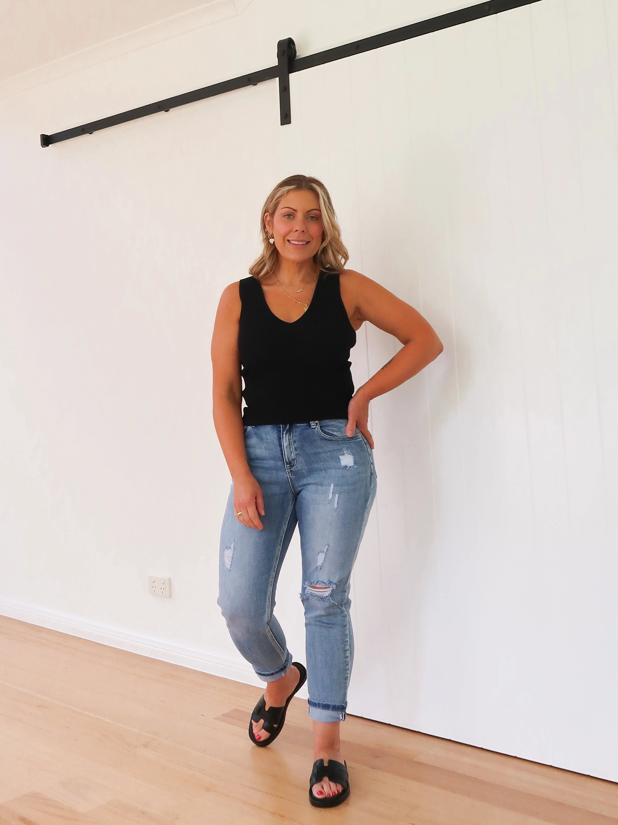 Aidan Jeans - ripped All Season Fit Spring Mood Bold Look