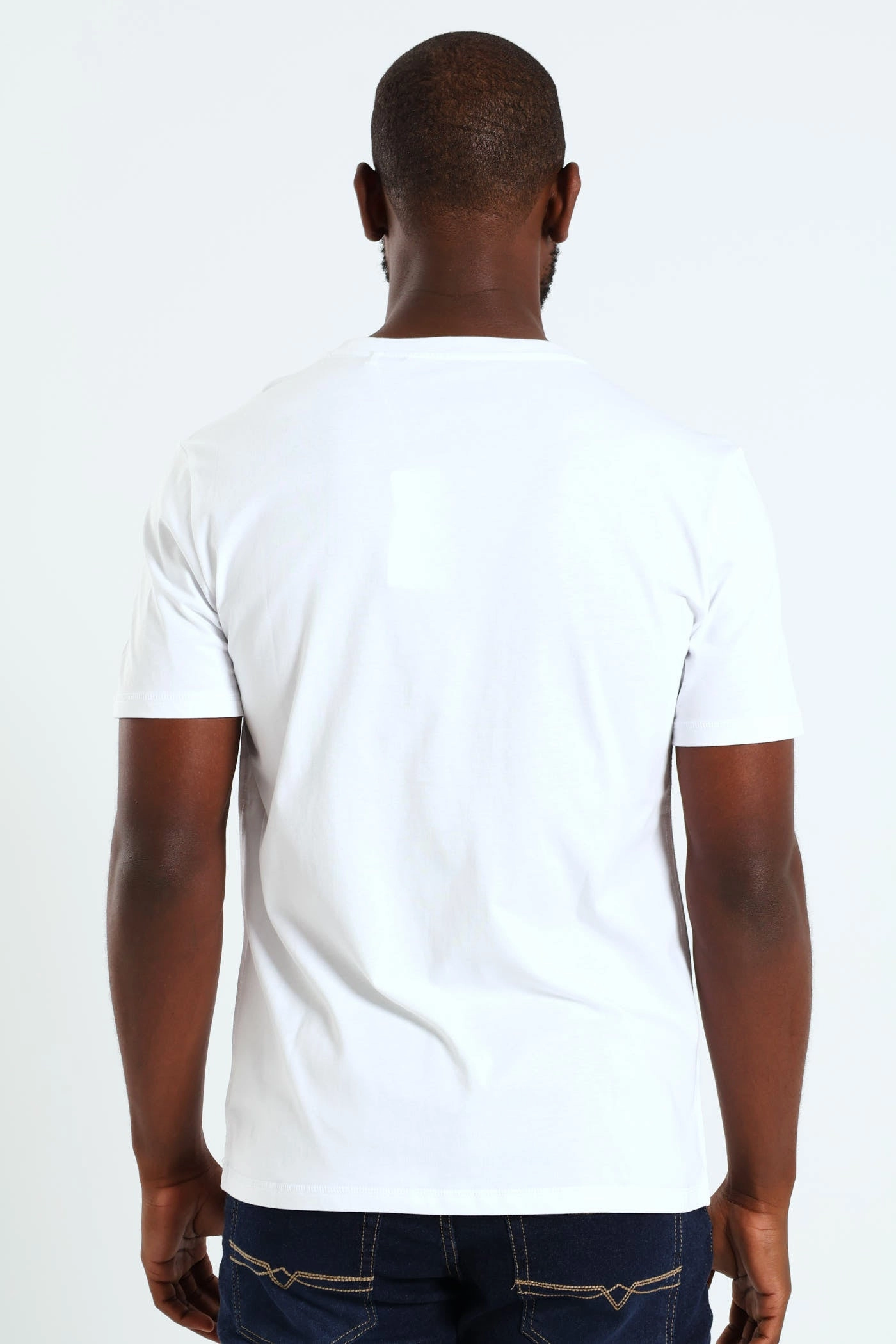 Reinforced Hems Aidy CN Short Sleeve Tee - White