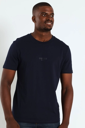 Aidy Tee - Navy Wrinkle Resistant Cloth Eco friendly materials