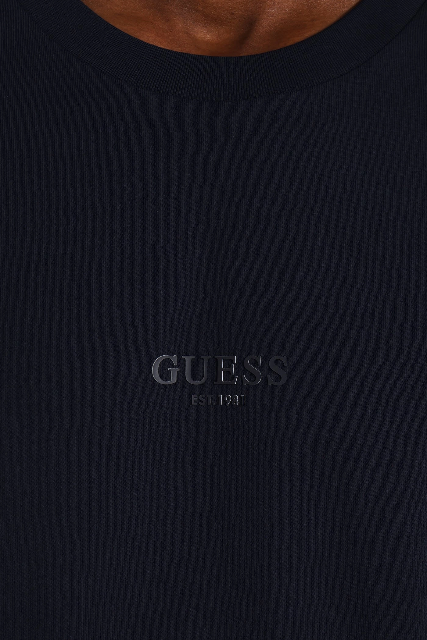 Aidy Tee - Navy Garment Dyed Finish