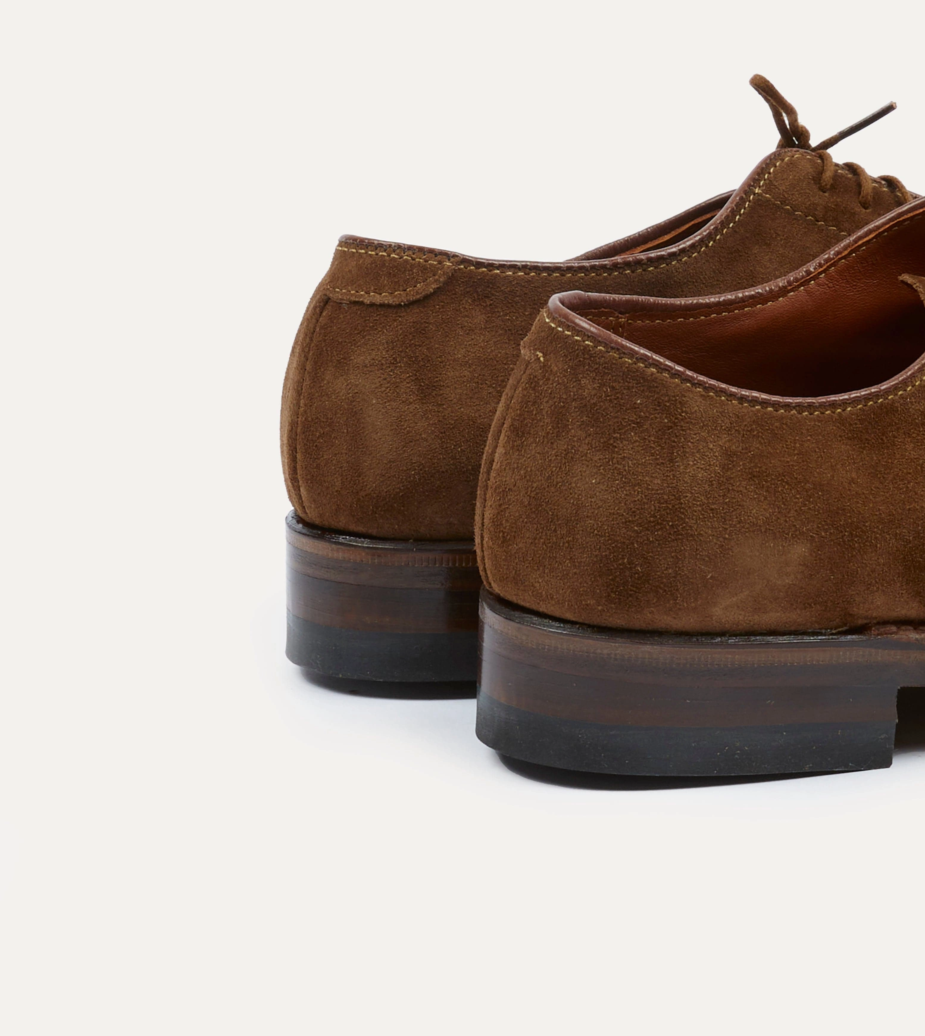 Alden Snuff Suede Algonquin Blucher Non Restrictive Toe Box