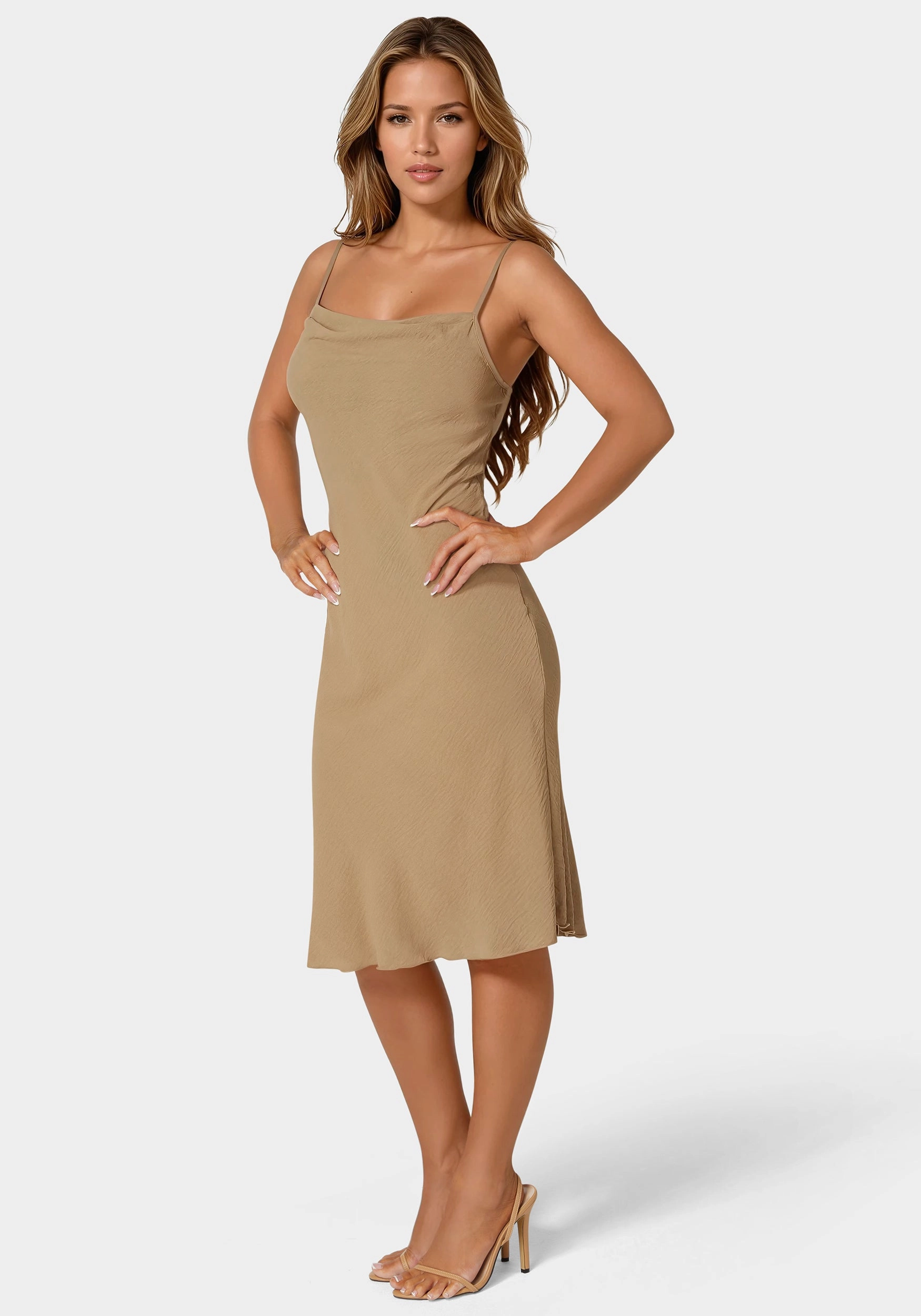 Decorative-Design Airflow Slip Dress