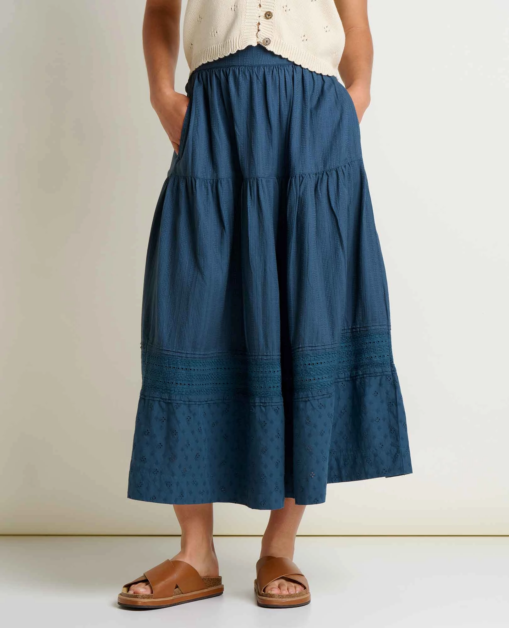 Fresh Style Airscape Midi Skirt