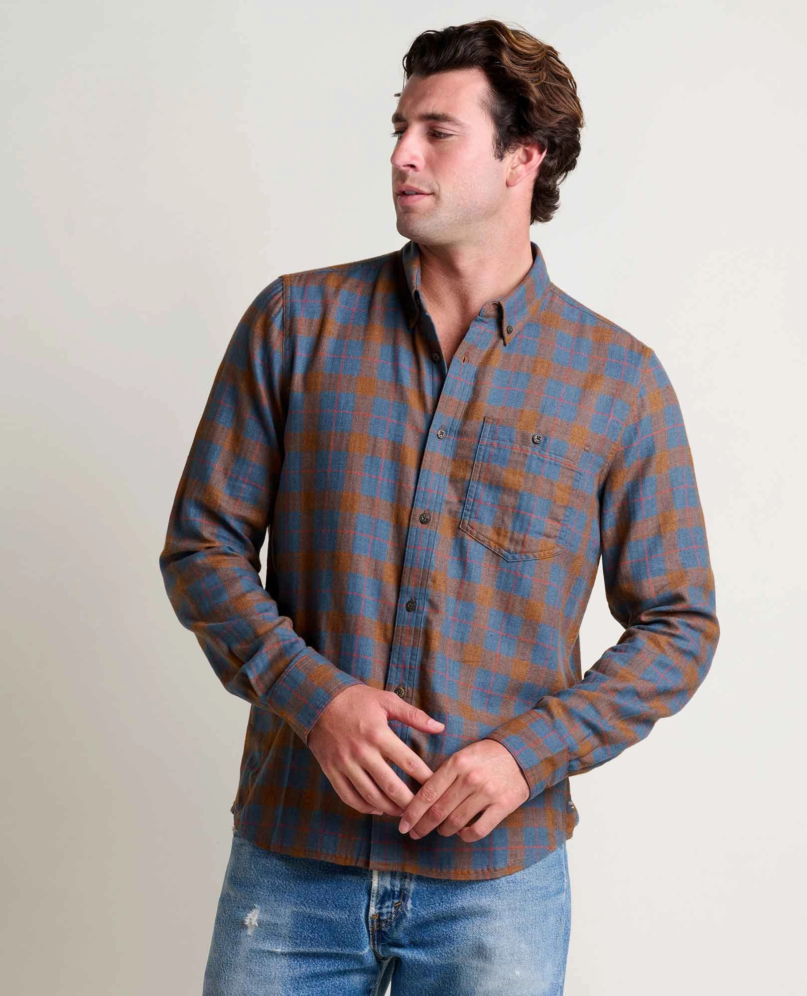 Airsmyth Long Sleeve Shirt Roll-Up Sleeve Soft Material