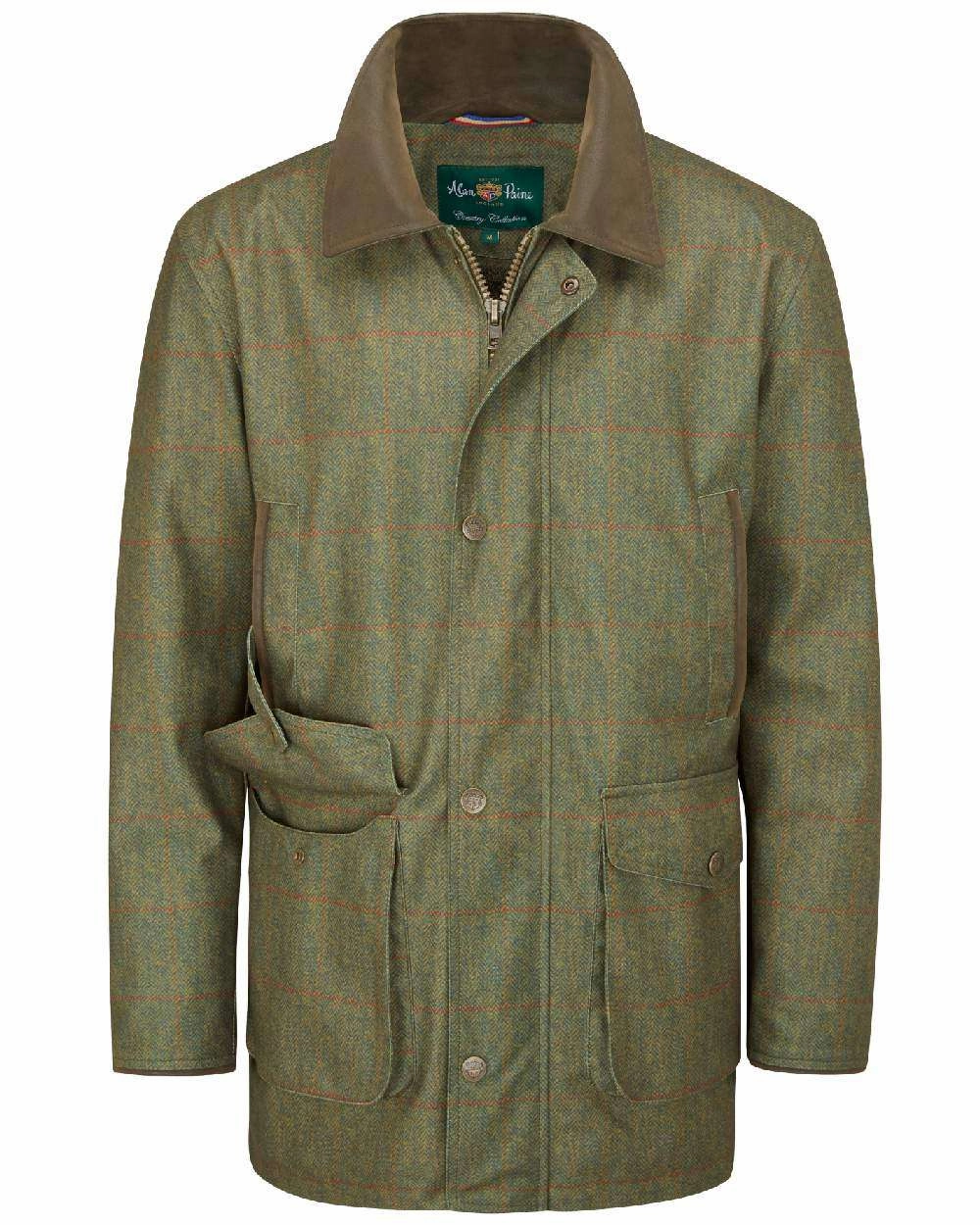 Concealed Zippers On The Go Layer Alan Paine Didsmere Mens Technical Tweed Coat
