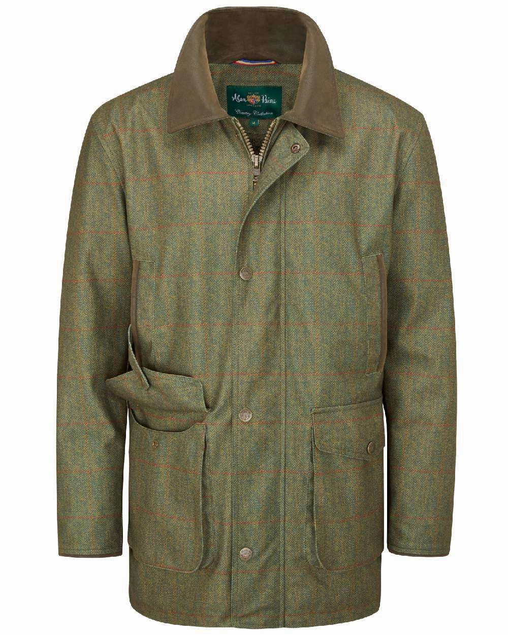 Long Sleeve Alan Paine Didsmere Mens Technical Tweed Coat