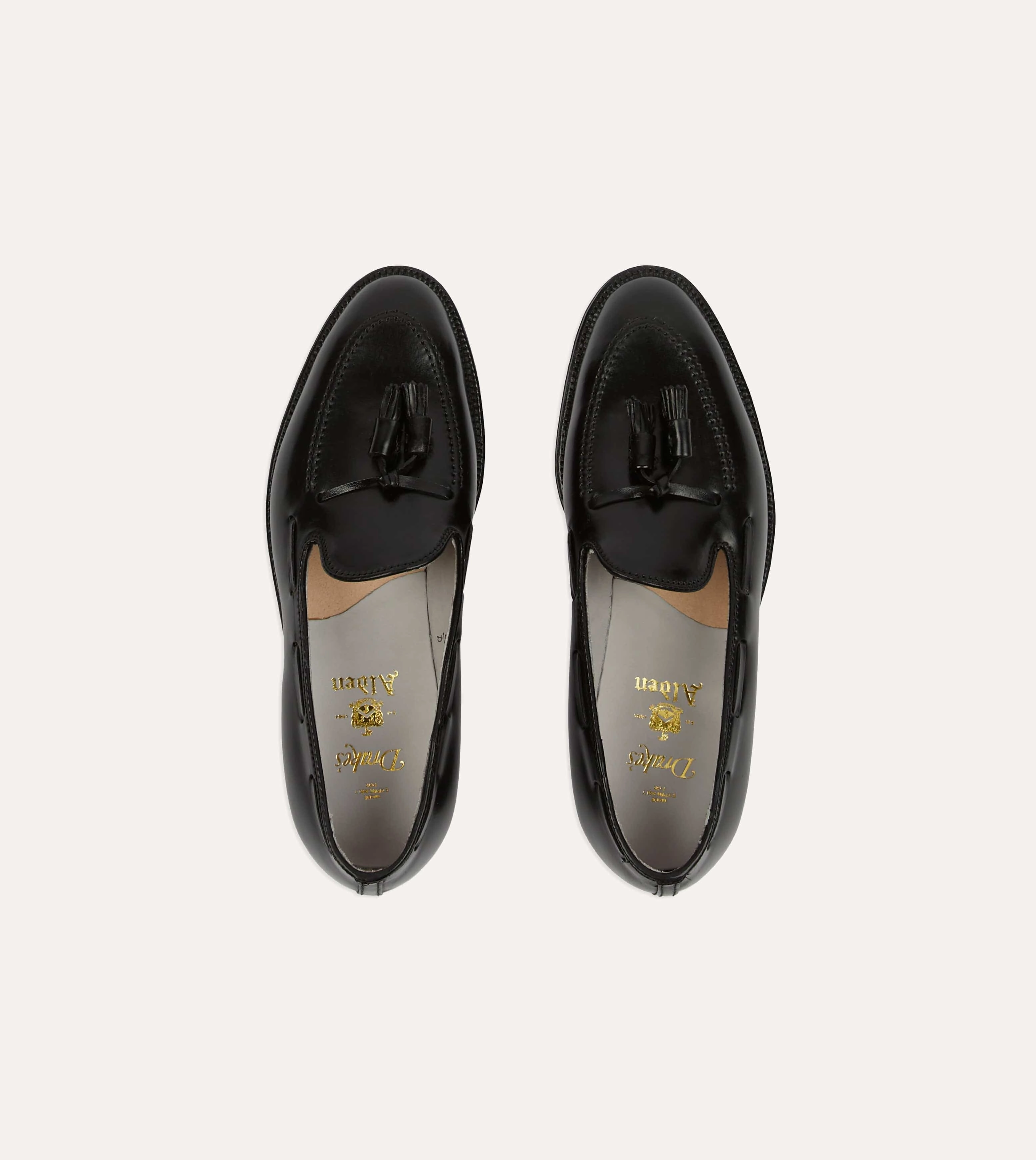 Alden Black Cordovan Tassel Loafer Punch Step