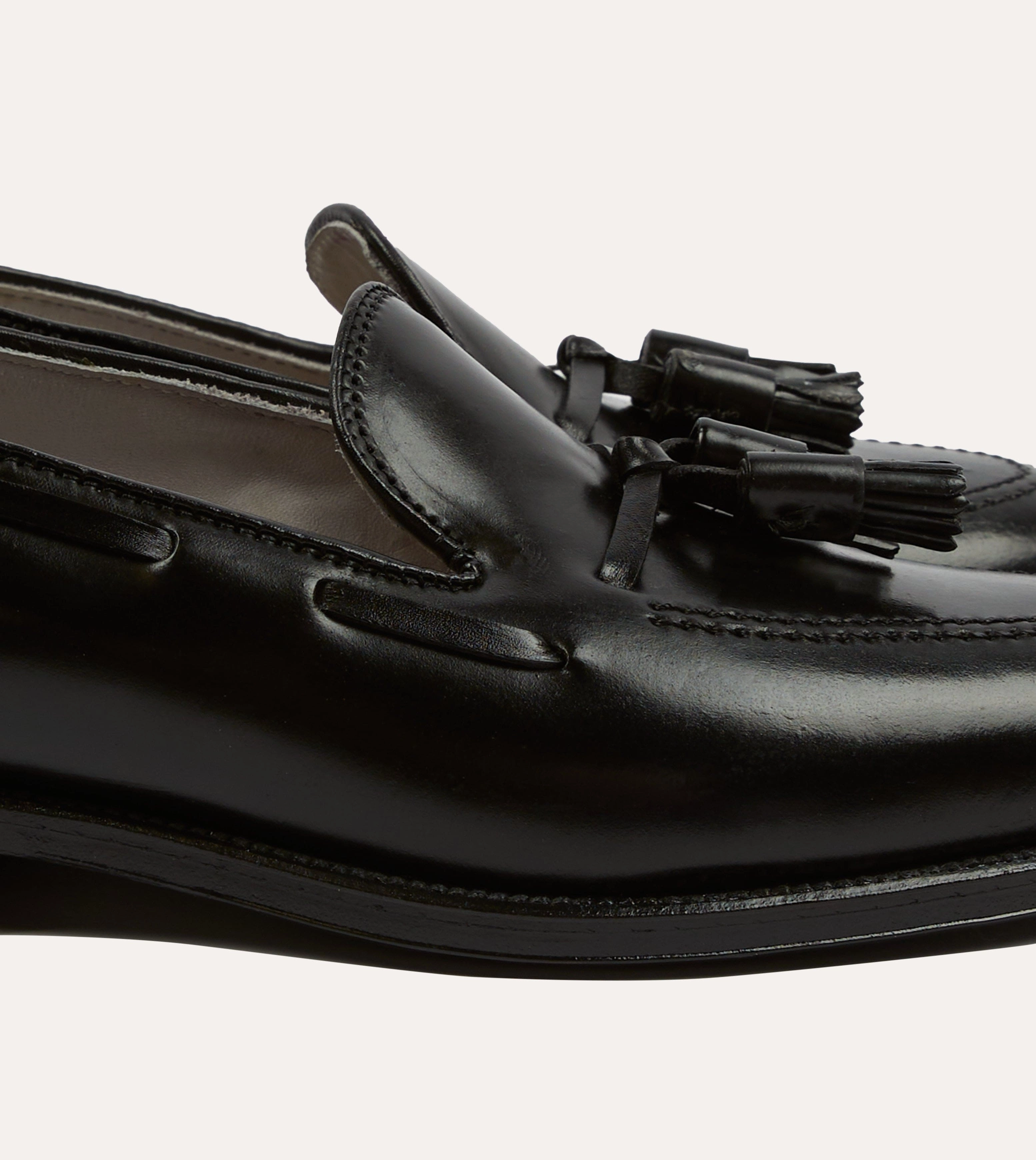 Alden Black Cordovan Tassel Loafer Trend Focused Tidy Form
