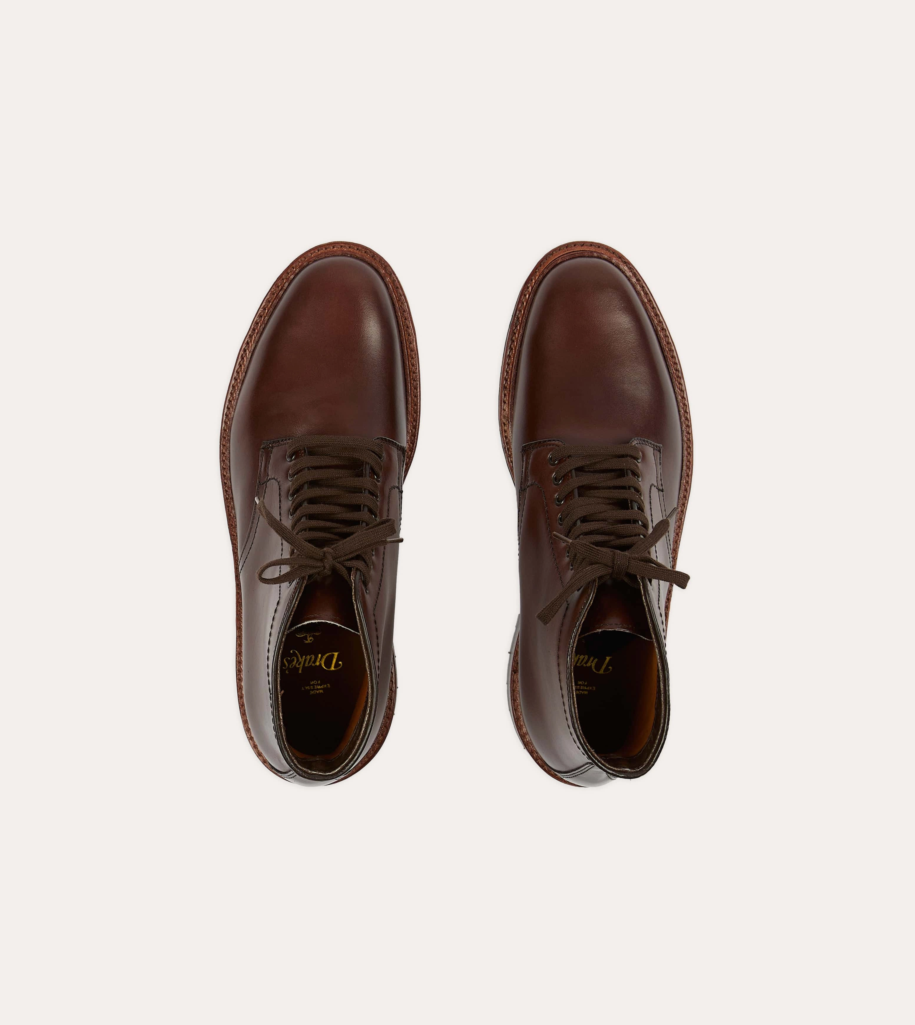 Alden Brown Calf Leather Plain Toe Boot Stylish Appeal