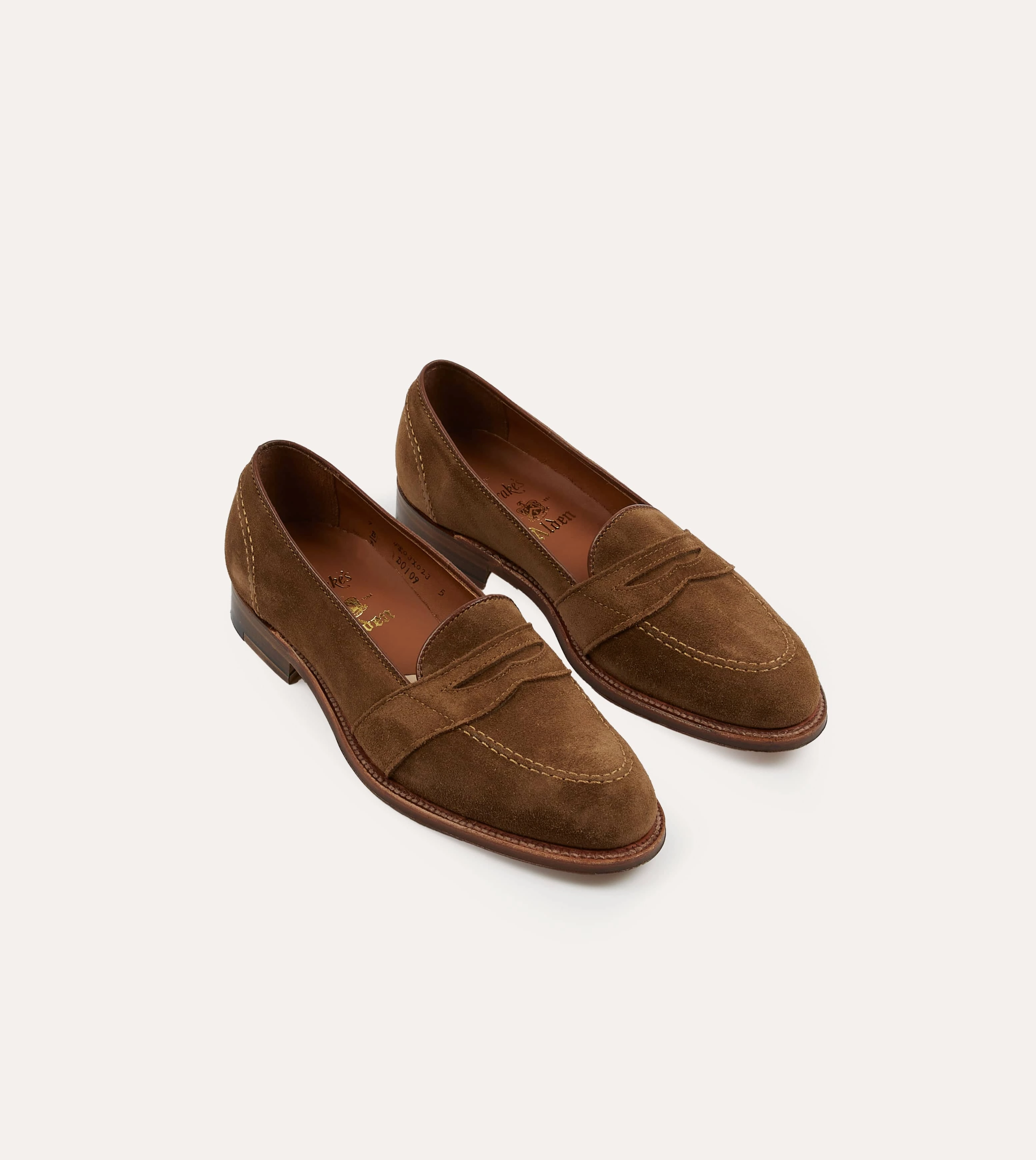 Spring Collection Alden Snuff Suede Full Strap Loafer