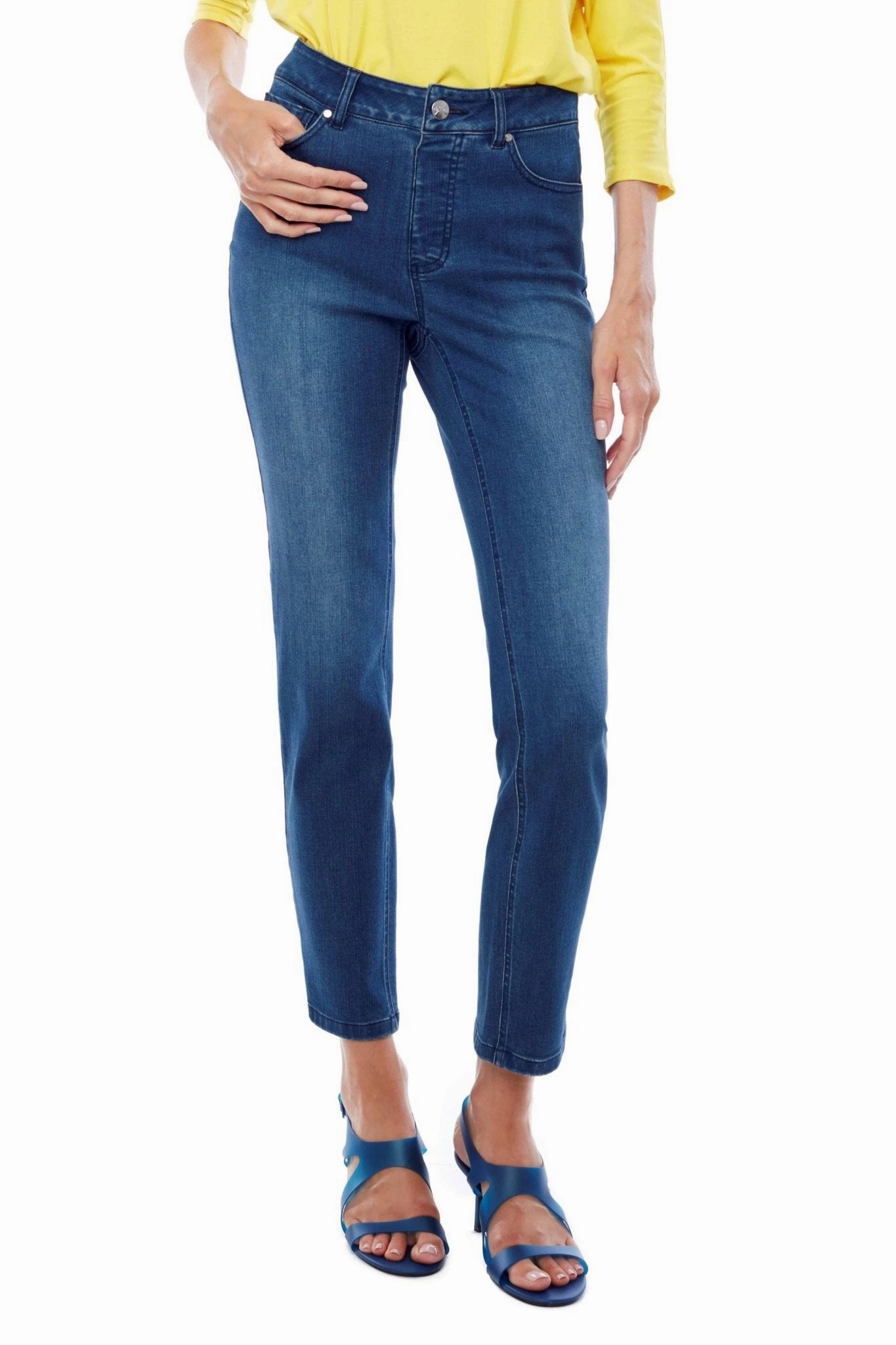 CLASSIC WAISTBAND JEAN - 67707UP Street Smart Elegant Adult Fashion