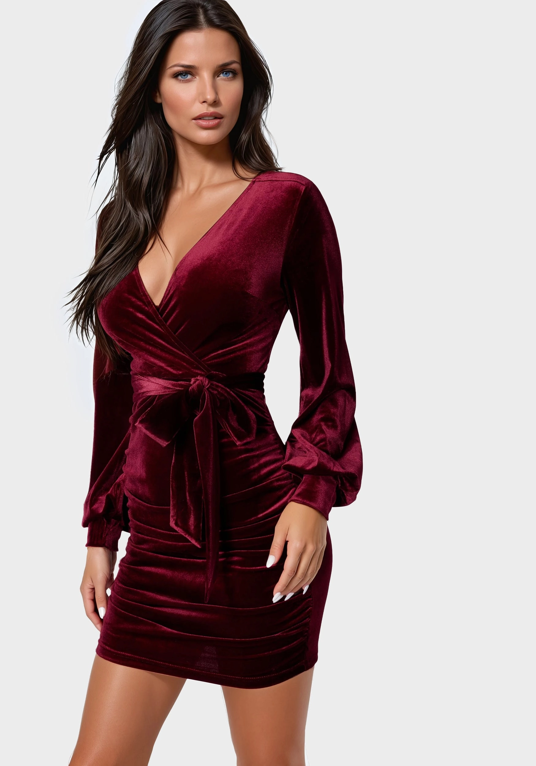 Vacation Vibe Polite Vibe Velvet Utility Mini Dress