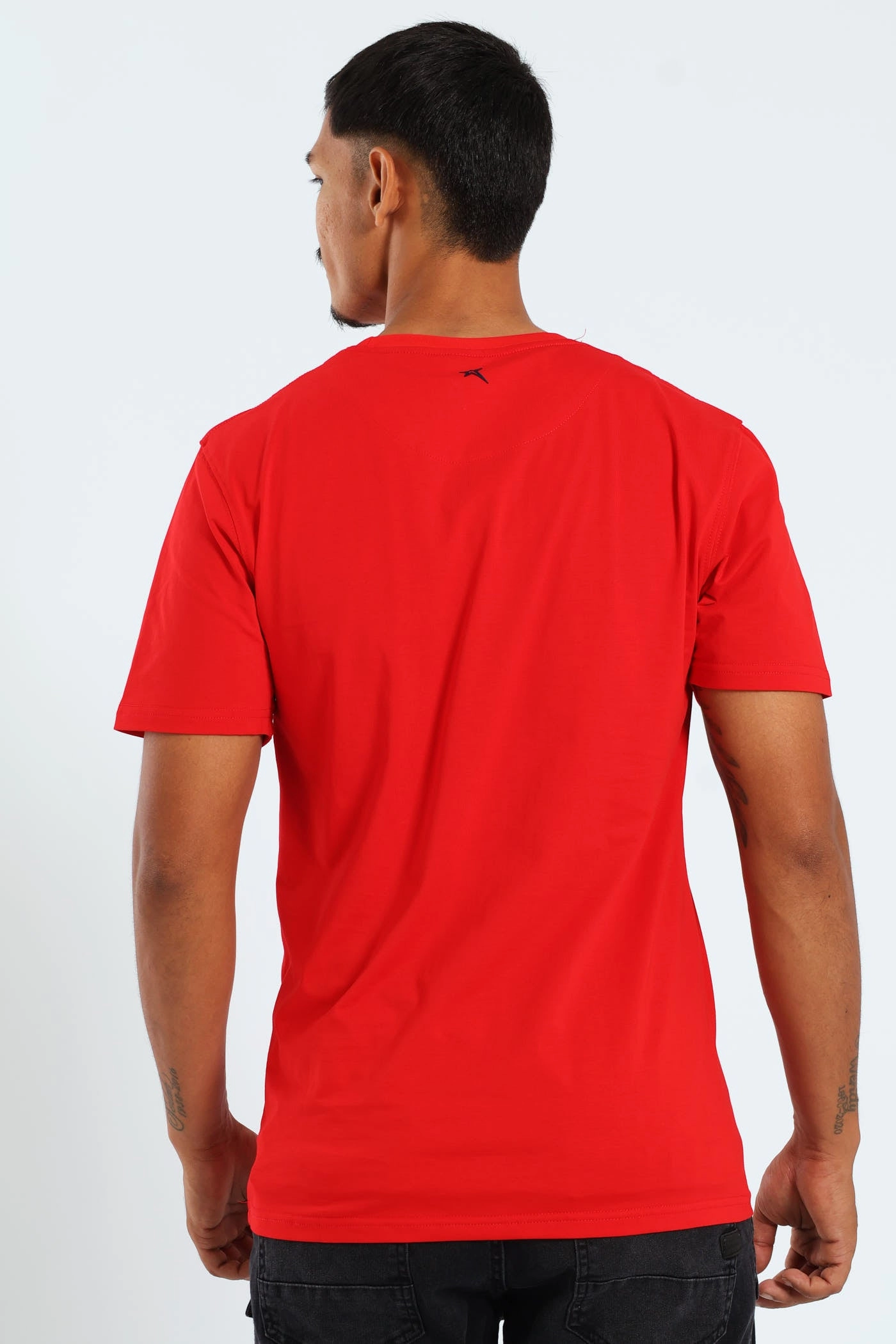 Loose fitting comfort Essential Comfort Konrad Tee - Red