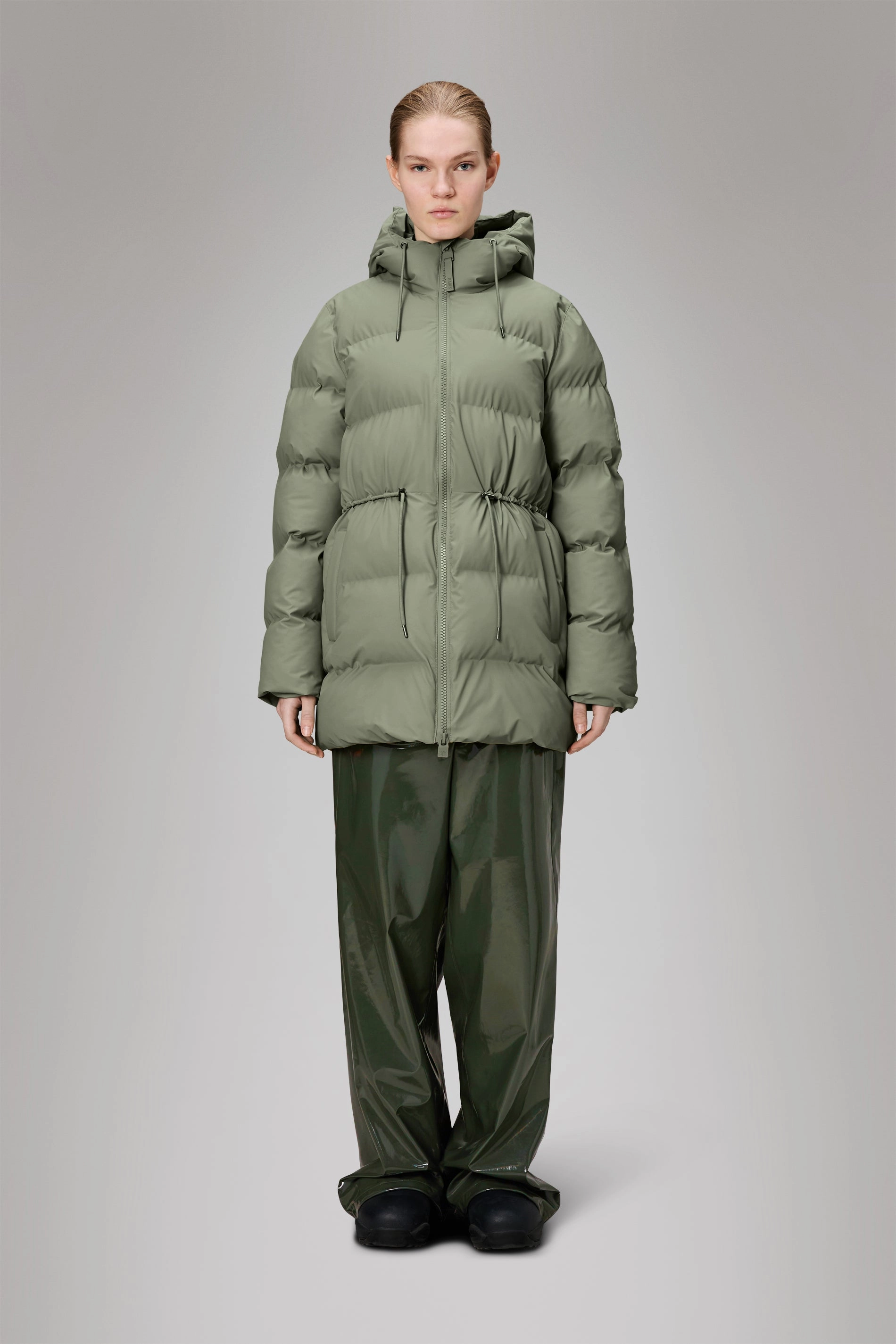 Alta Long Puffer String W Jacket DurableOuterShell