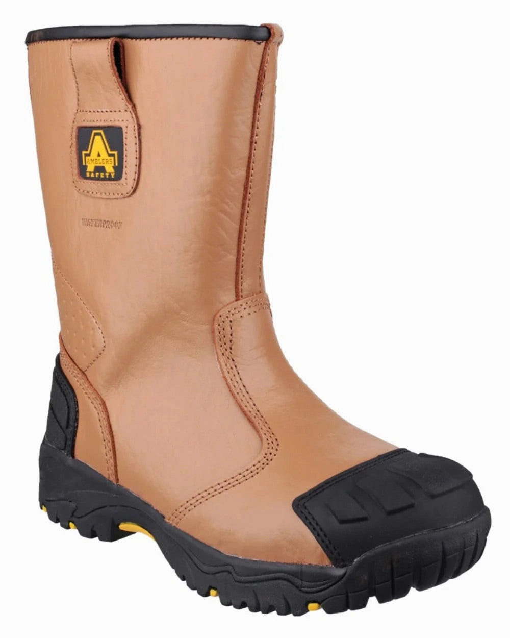 Amblers Safety FS143 Waterproof S3 SRC Safety Rigger Boots Neutral Build