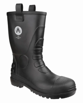 Anti Odor Cold Weather Commuter Casual Walk Amblers Safety FS90 Waterproof S5 SRA PVC Safety Rigger Boots