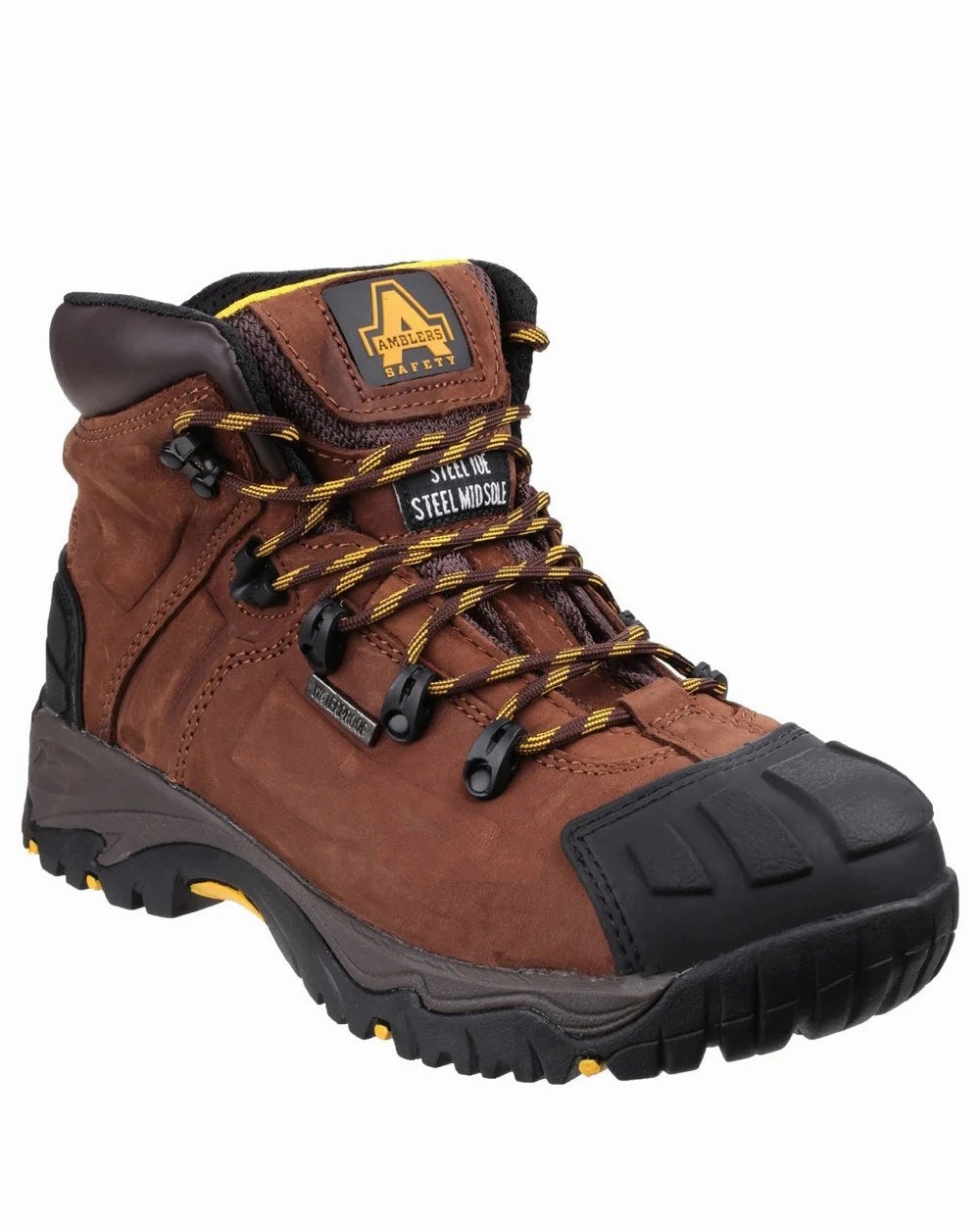 Amblers Safety Mens FS39 Waterproof S3 SRC Safety Boots Italian Glam Traction Line