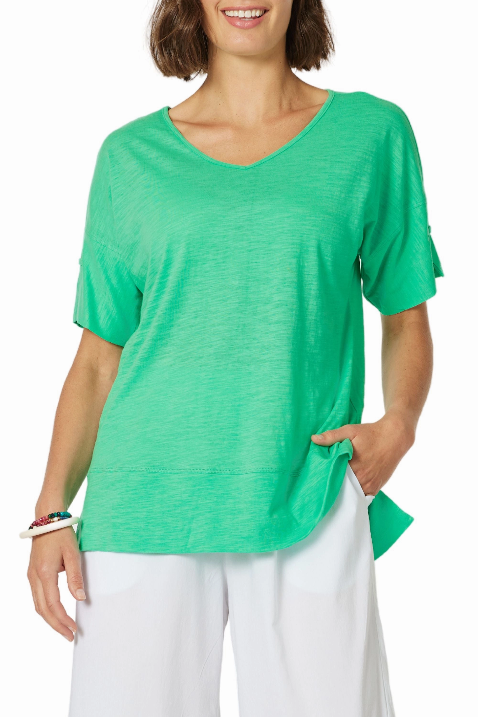 Minimalist Look Comfortable Piece BONNIE T SHIRT - 46213C