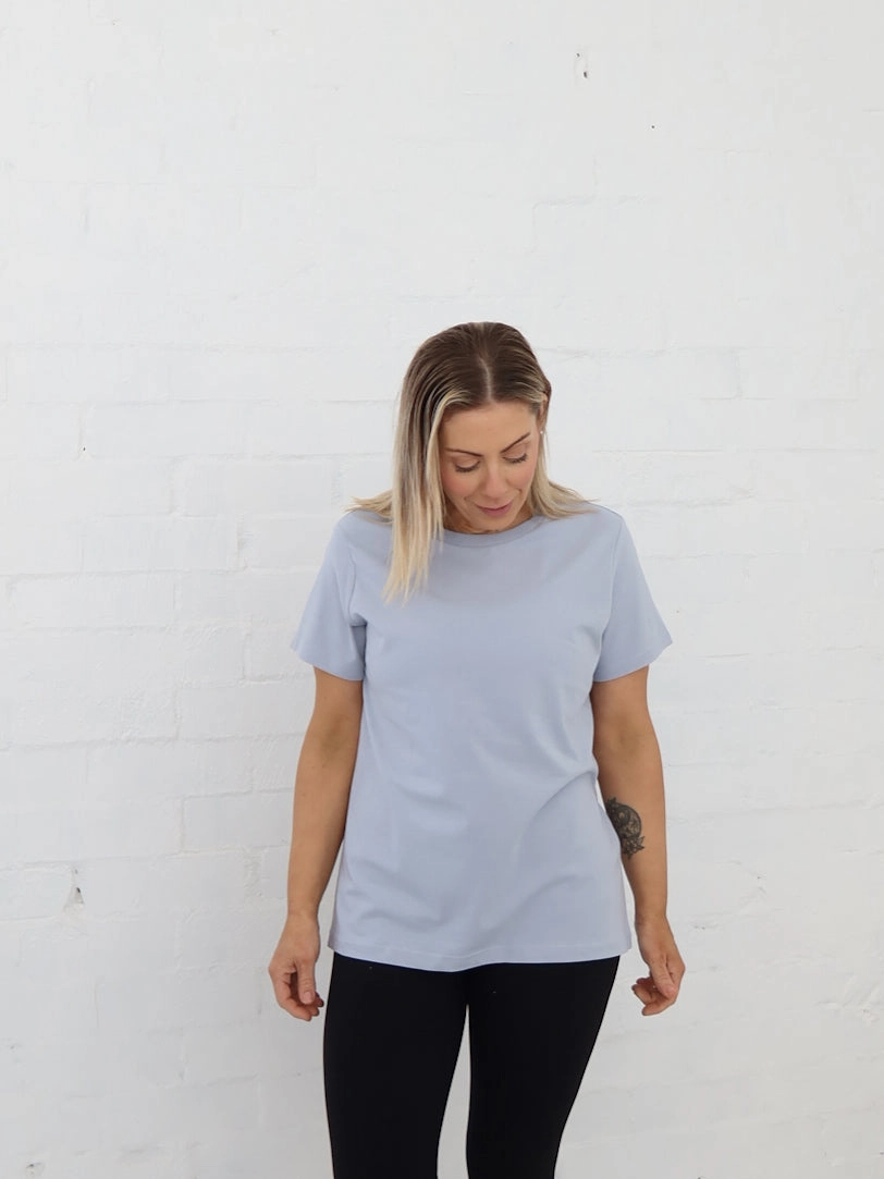 VentilatedArmholes Jemima Tee - Powder Blue