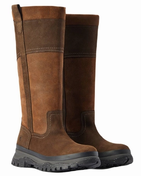 Hill Climb Casual Adventure Ariat Moresby Tall H20 Java Country Boot