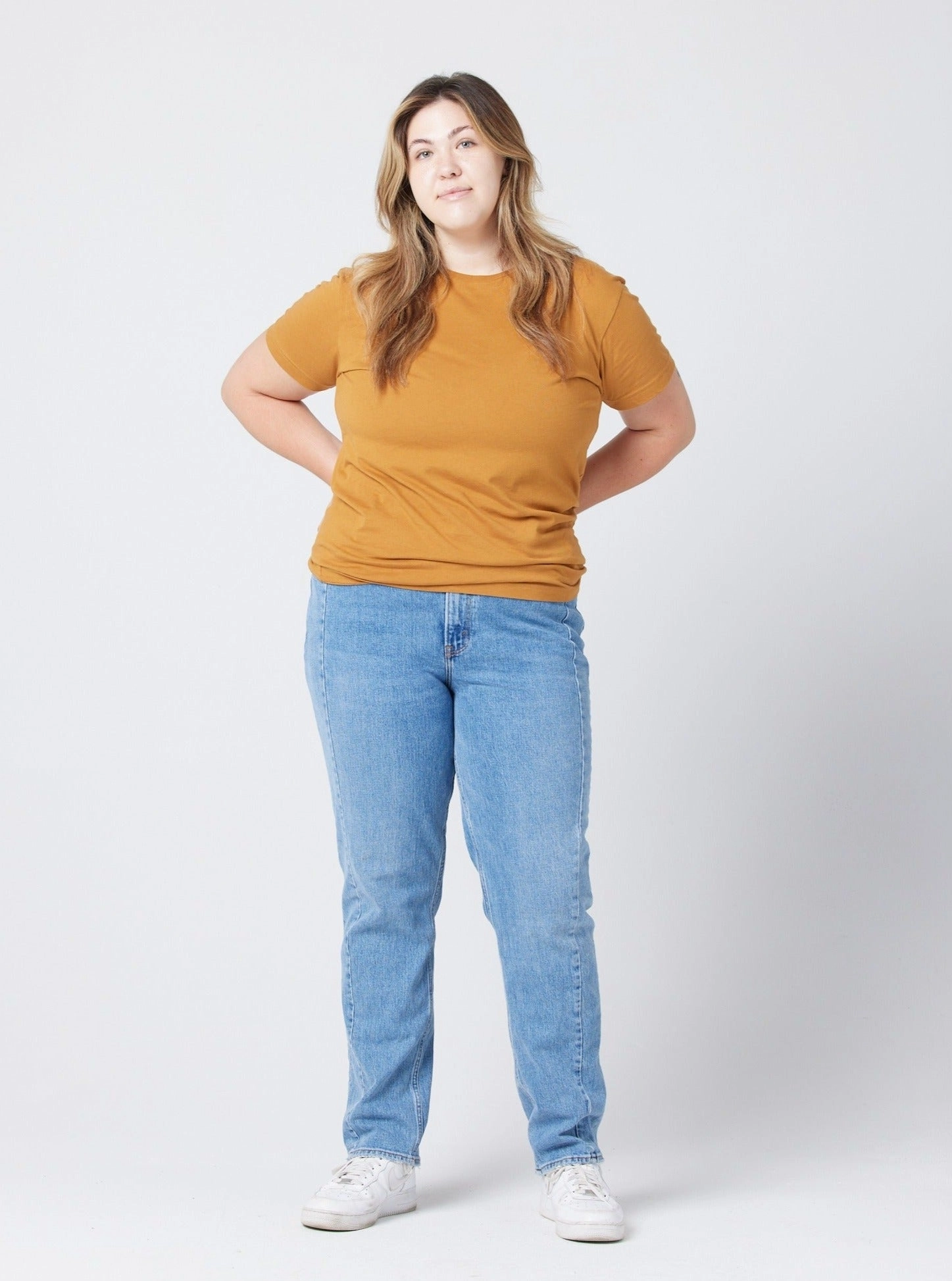 RelaxedSilhouette MultiPanelBreathability Unisex T-Shirt - Tumeric