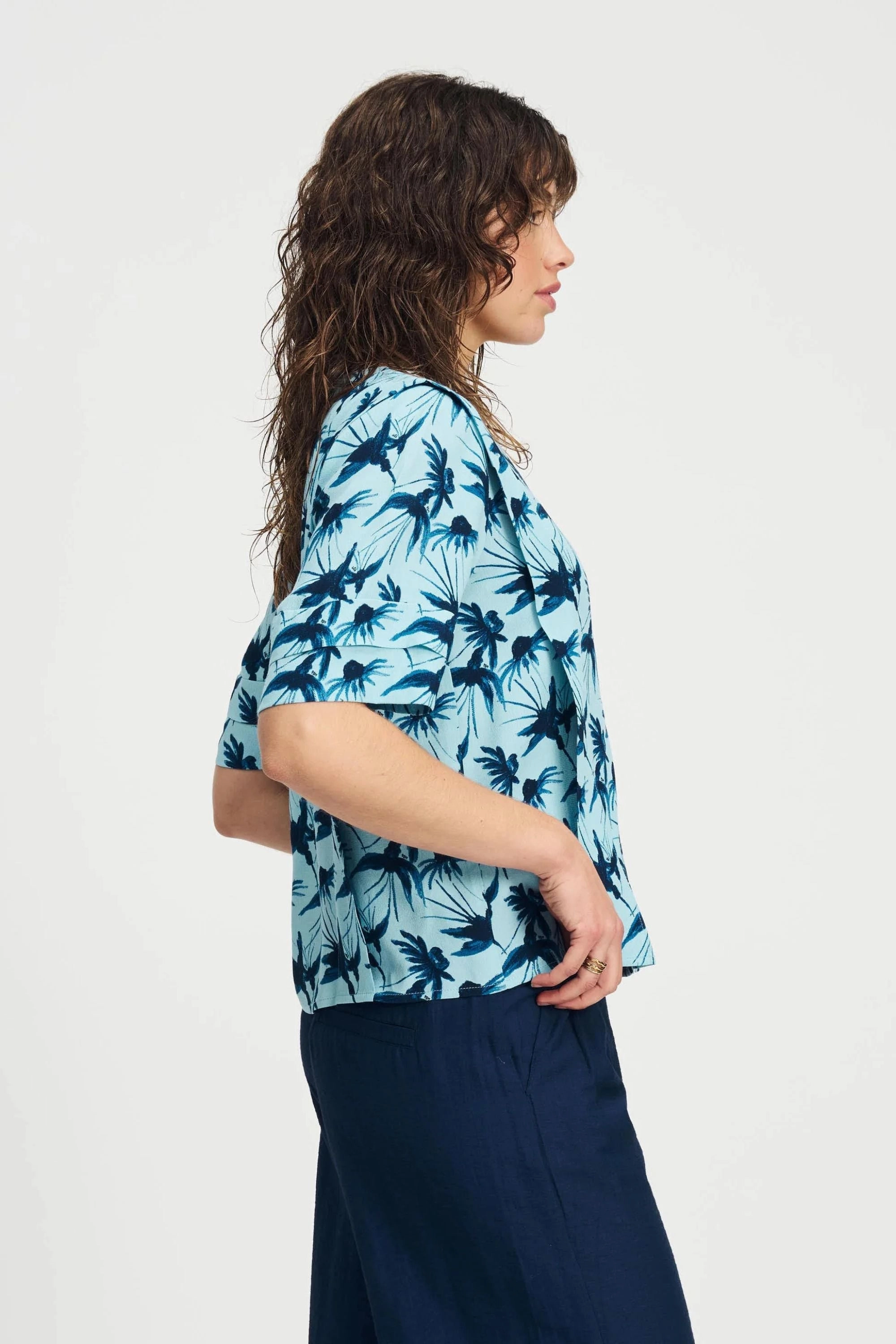 Detachable Components Quick Pull Zipper ARTISAN BLOUSE - SP9170