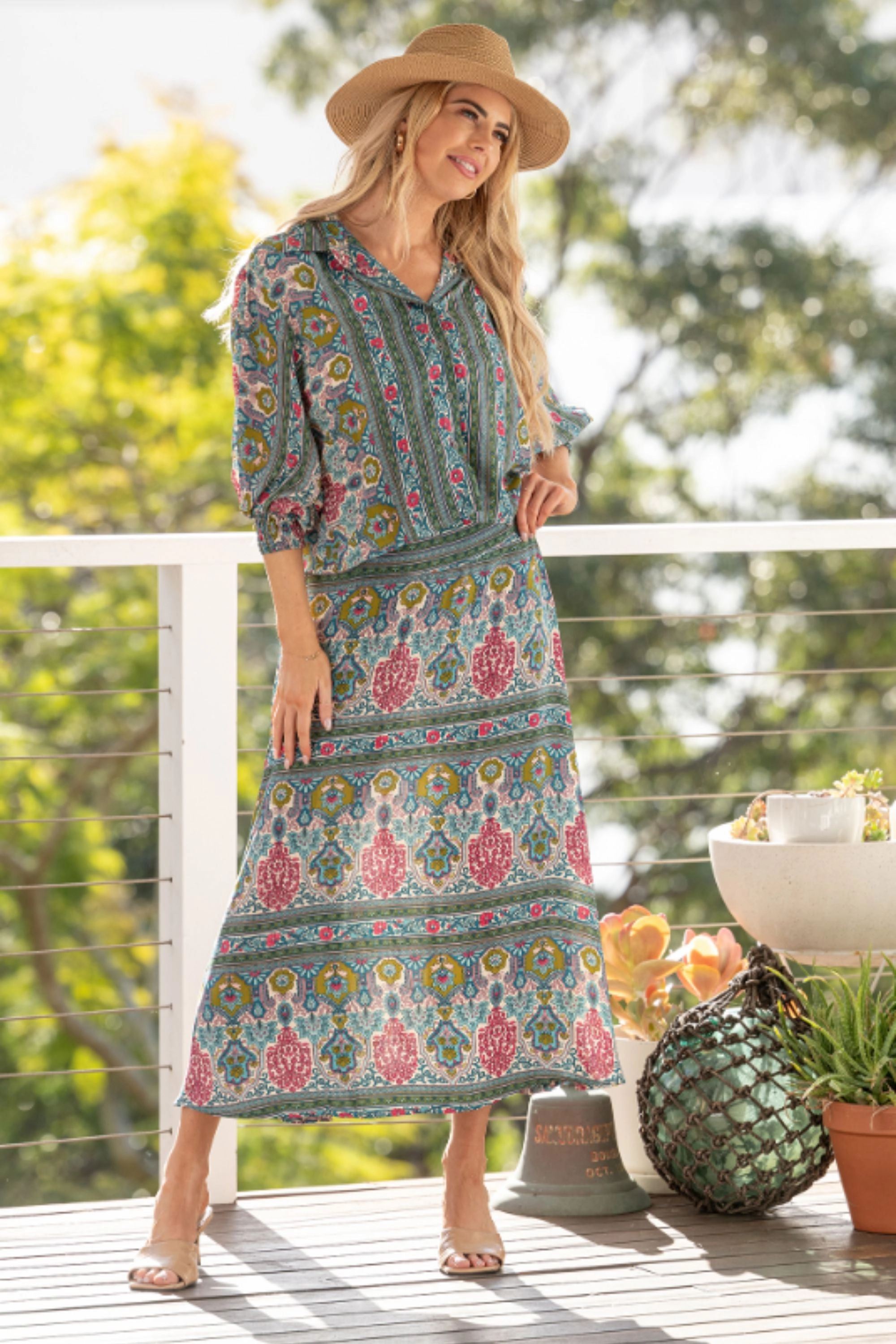 Opaque Lining ASHANTI A-LINE SKIRT - SKT-02