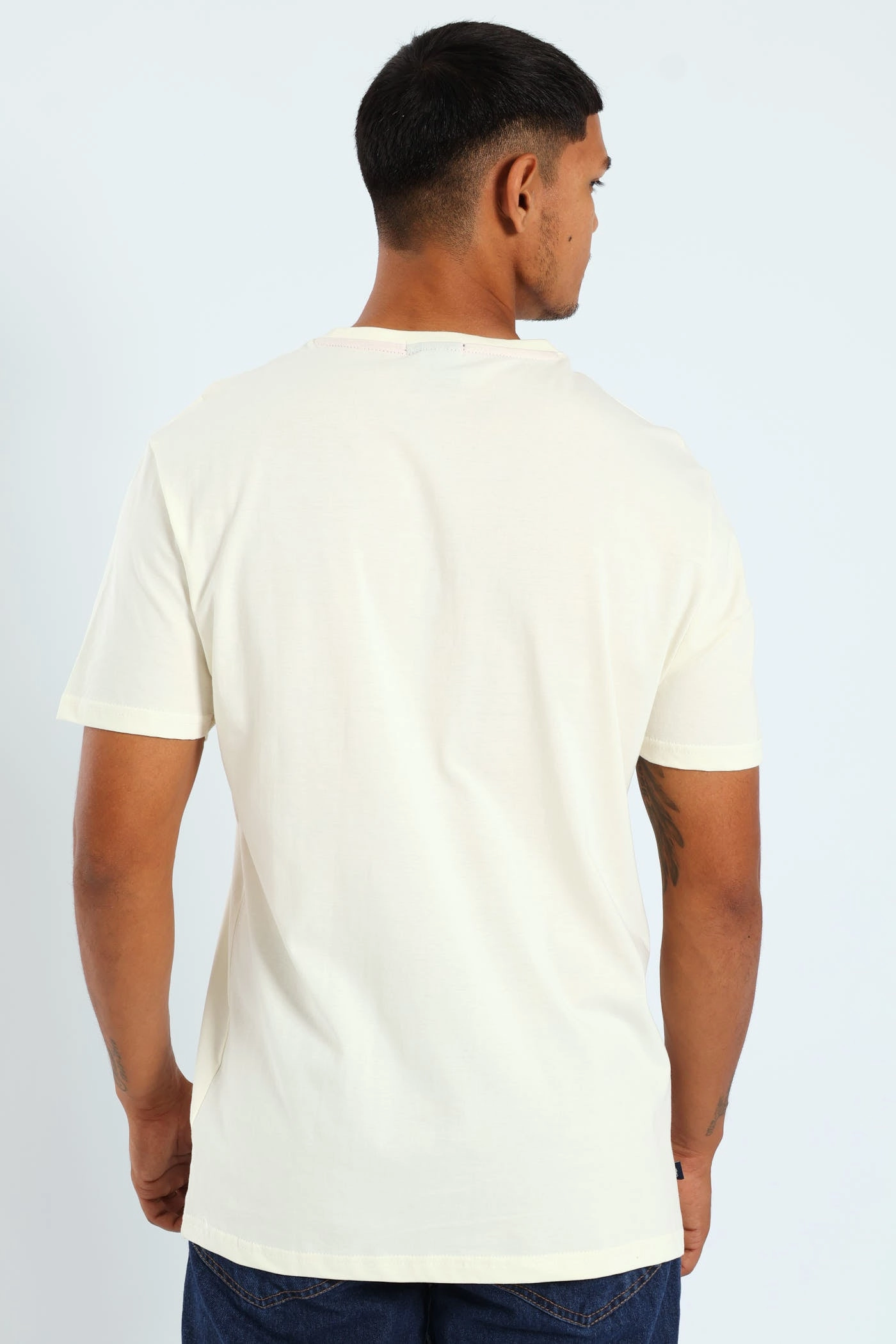 Asher Tee - White NoSideSeam Feminine Touch