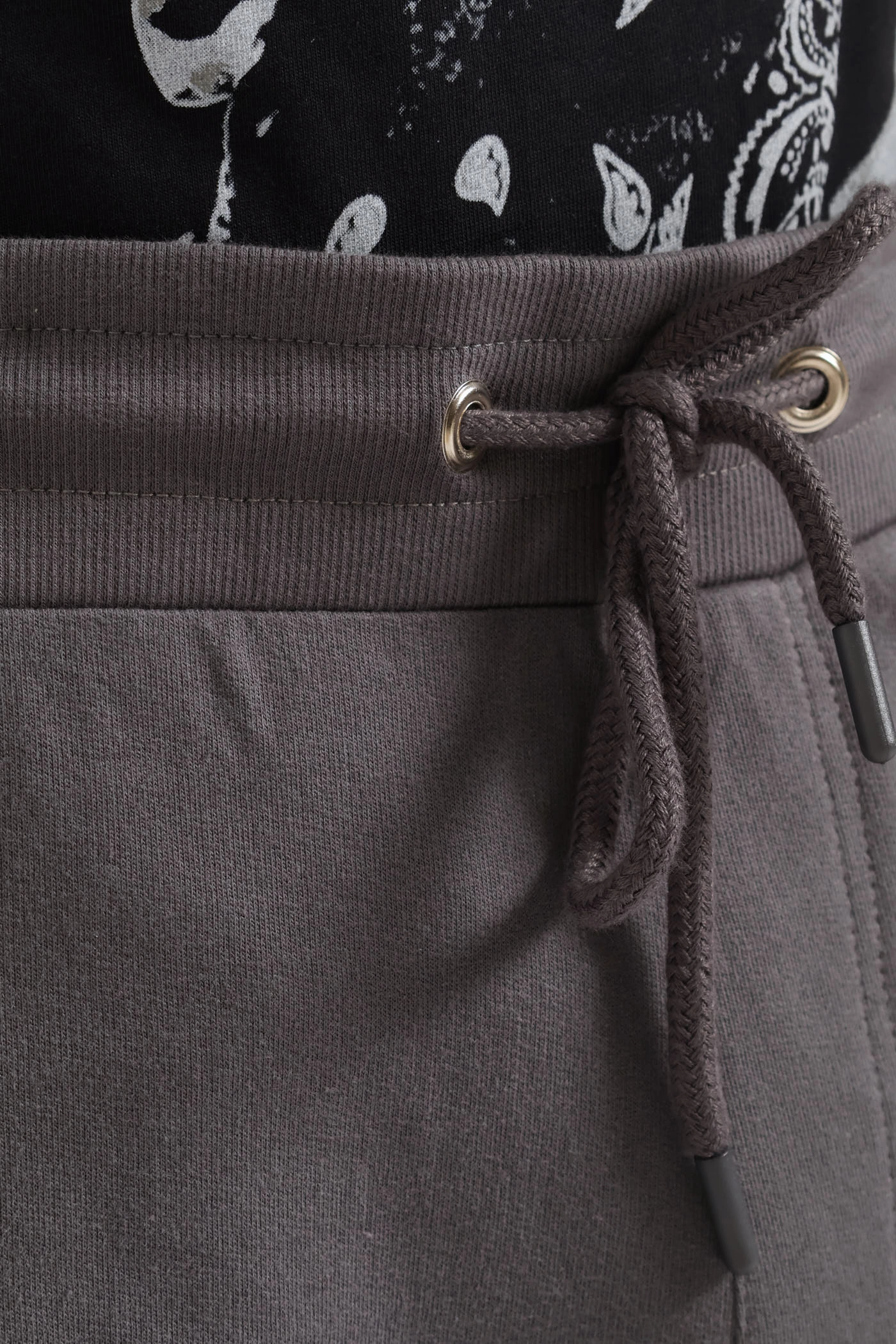 Christmas gift Athletic Grade Elasticity Basic Fleece Short - Grey