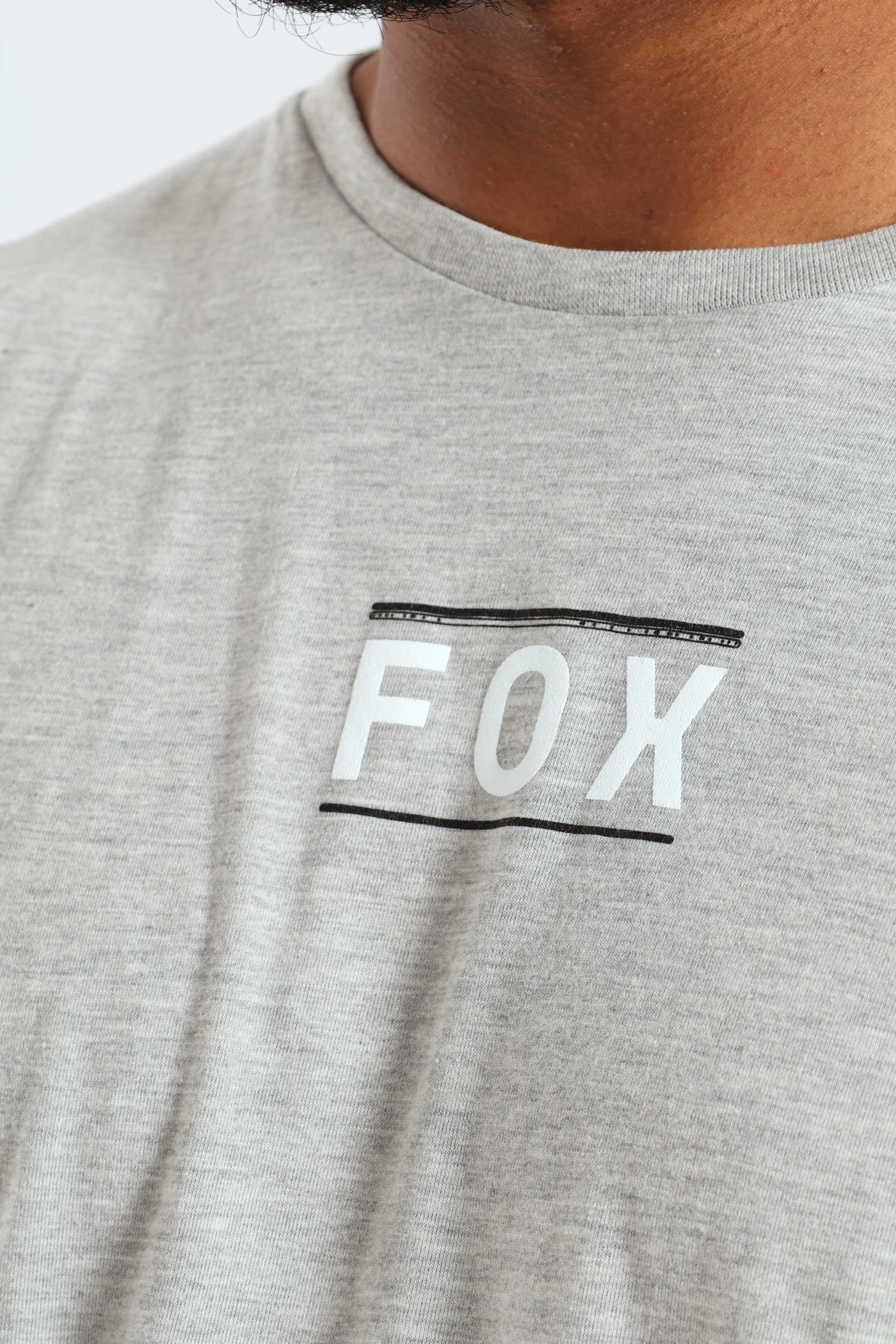 Power Spec Tee - Grey Melange Moisture Management