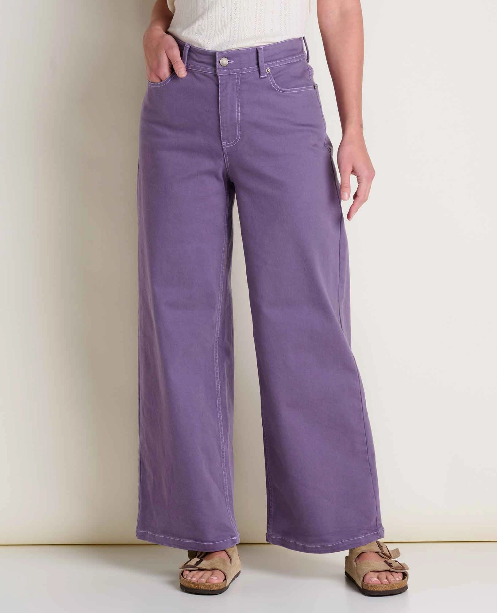 Balsam Wide Leg Pant Neutral Shade Perfect Silhouette