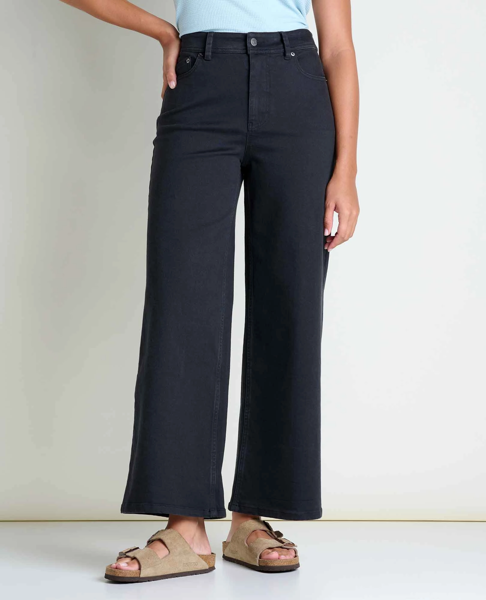 Double Stitched OdorResistant Balsam Wide Leg Pant